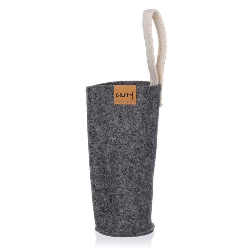 Funda para botella 'CARRY Sleeve', textil, gris