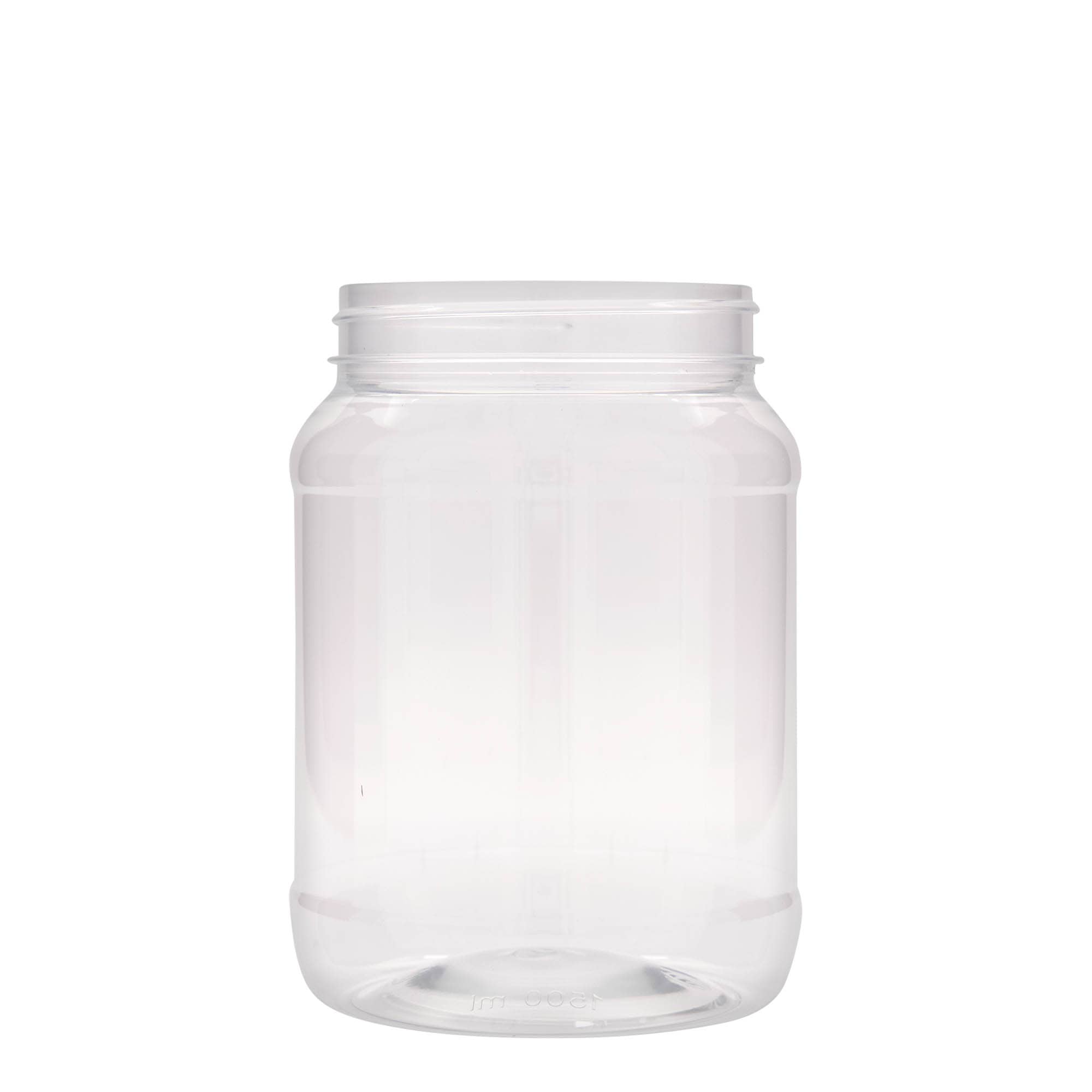 1.500 ml lata PET 'Lulu', plástico, boca: 100/400