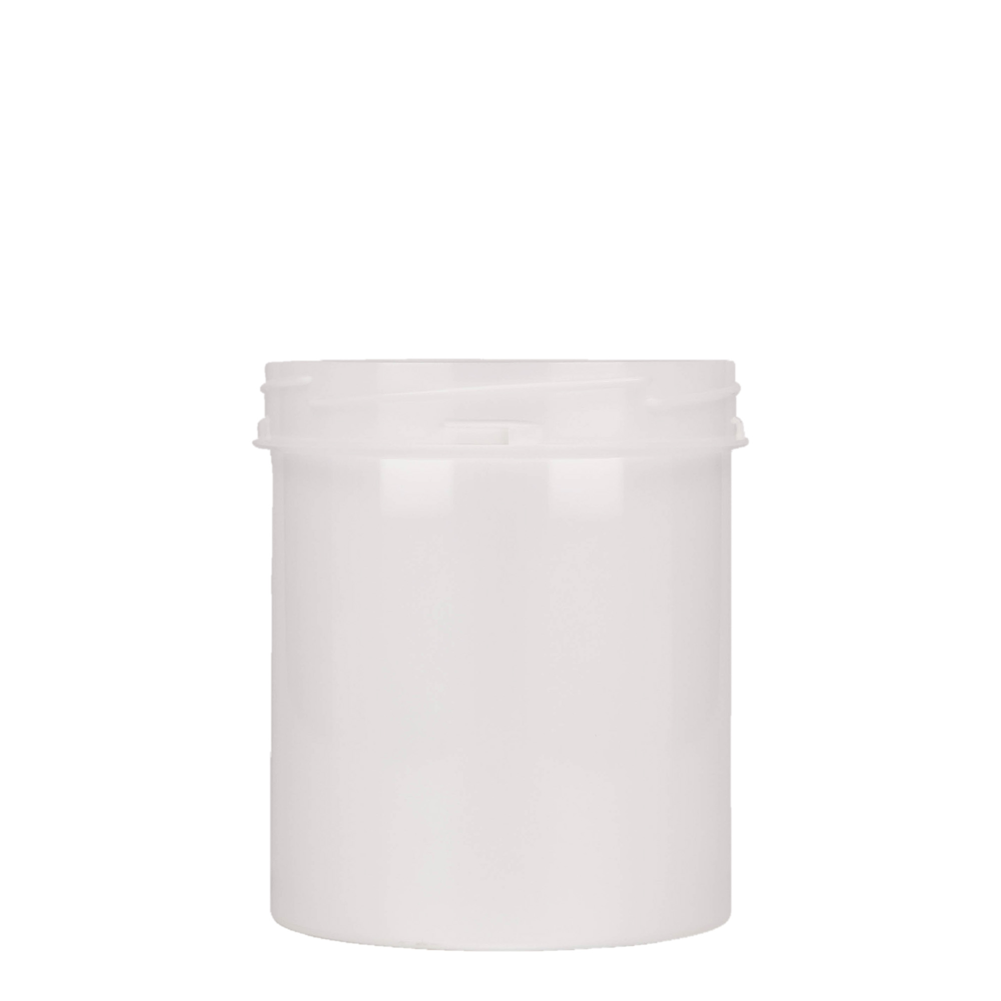 Bote de plástico 'Securilock' de 500 ml, PP, blanco, boca: tapón de rosca
