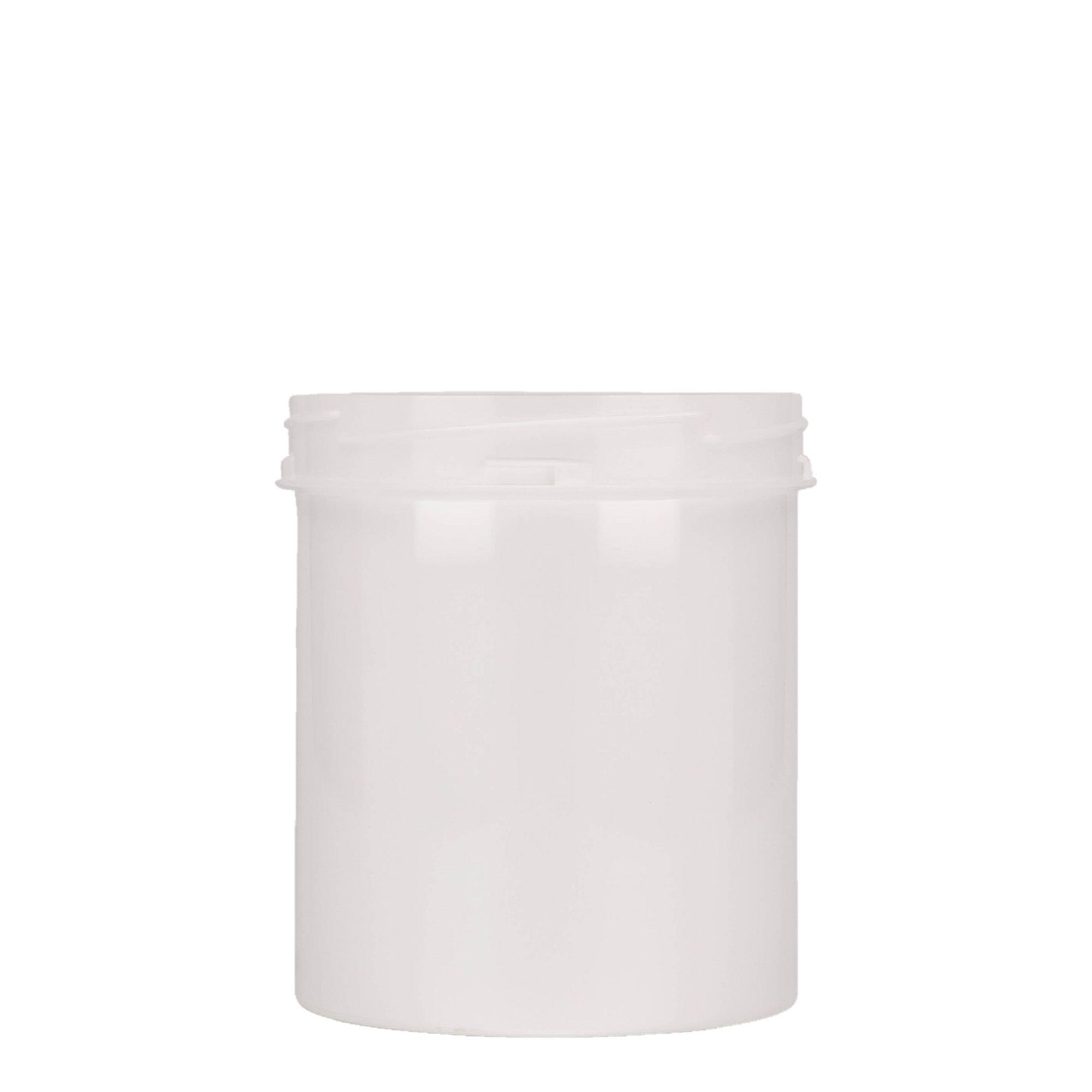 500 ml bote de plástico 'Securilock', PP, blanco, boca: cierre de rosca 500 ml bote de plástico 'Securilock', PP, blanco, boca: cierre de rosca