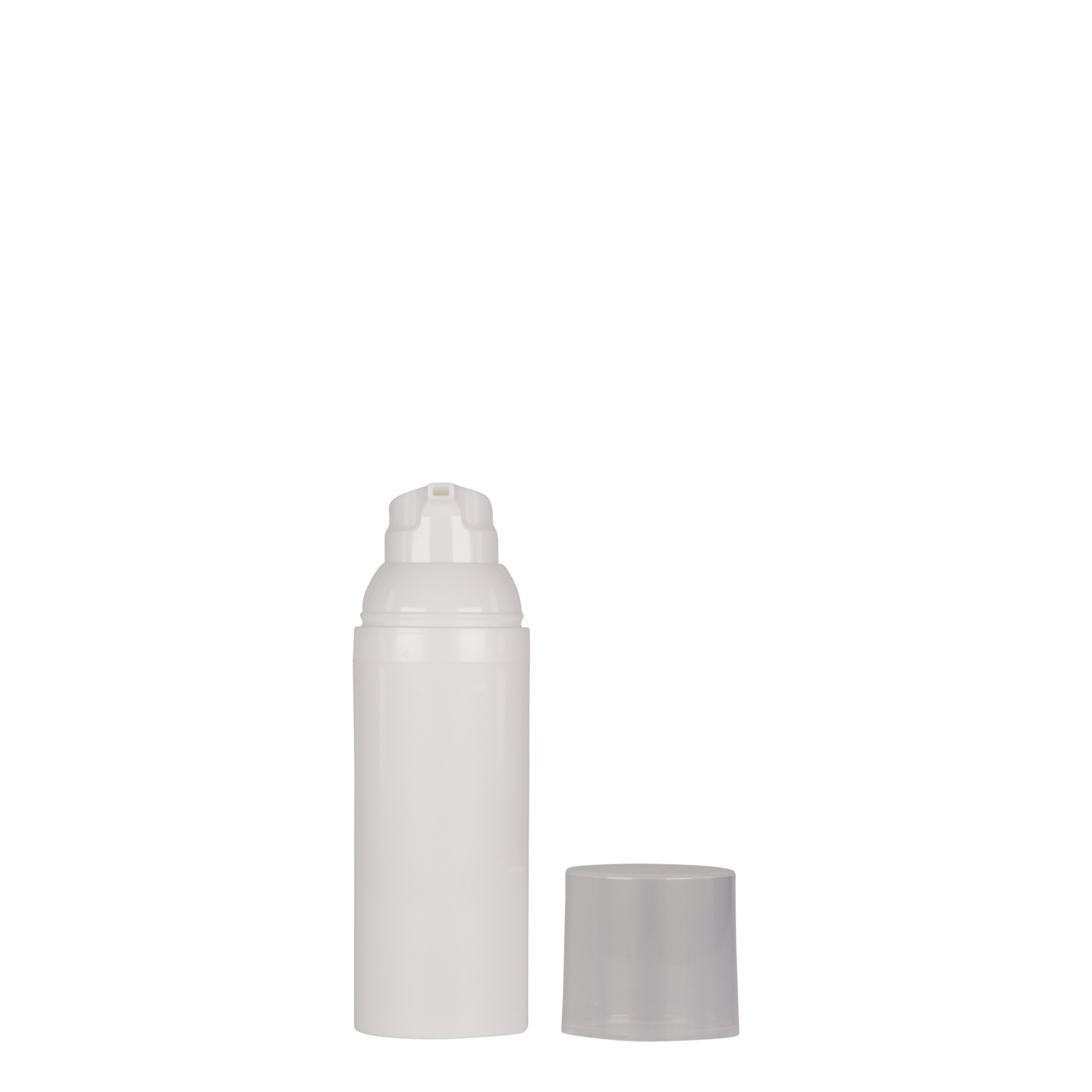 Dispensador Airless de 50 ml 'Mezzo', plástico PP, blanco Dispensador Airless de 50 ml 'Mezzo', plástico PP, blanco