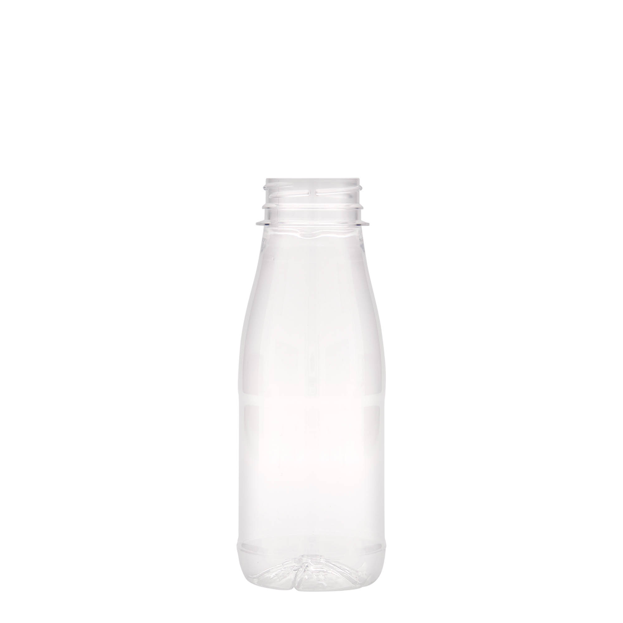 Botella PET de 250 ml 'Milk and Juice', plástico, boca: 38 mm