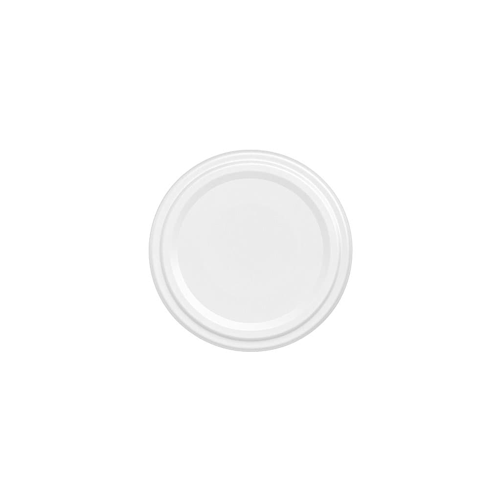 Tapa Twist-Off, hojalata, blanco, para boca: TO 53