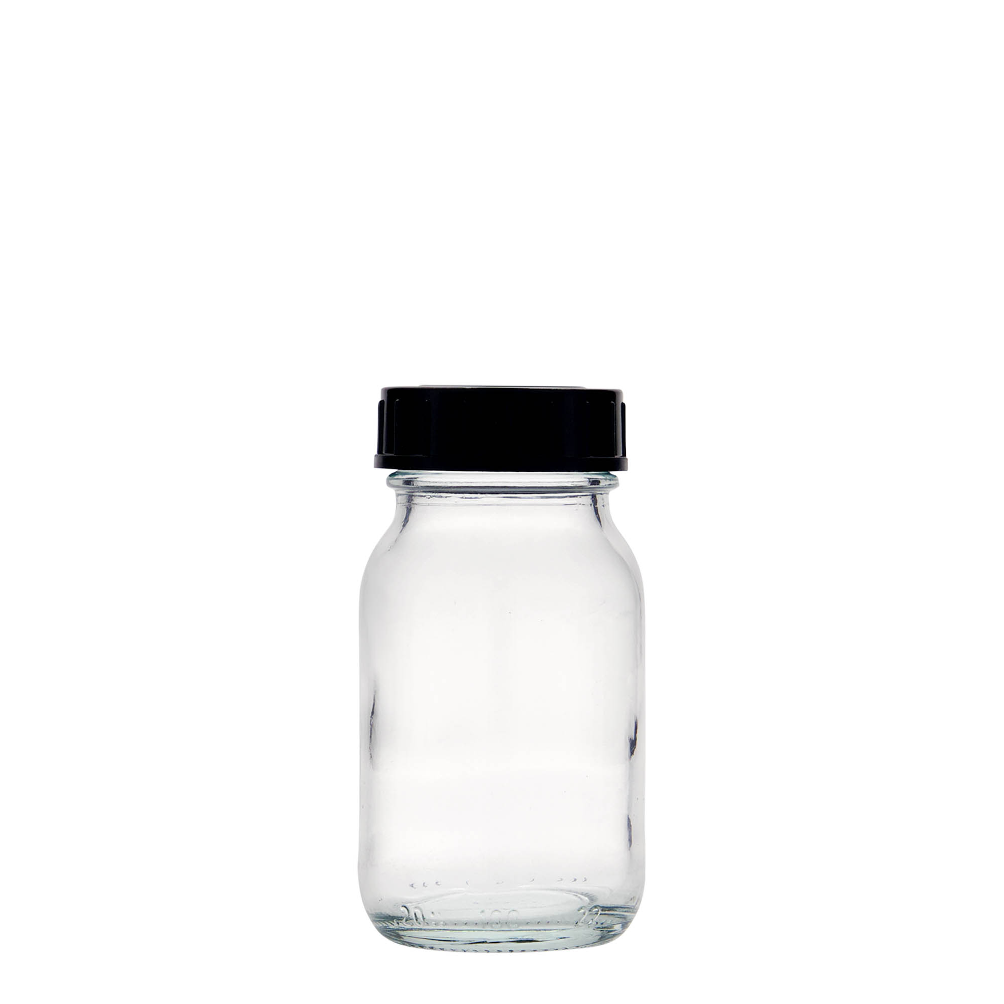 100 ml Frasco de cuello ancho, boca: DIN 40
