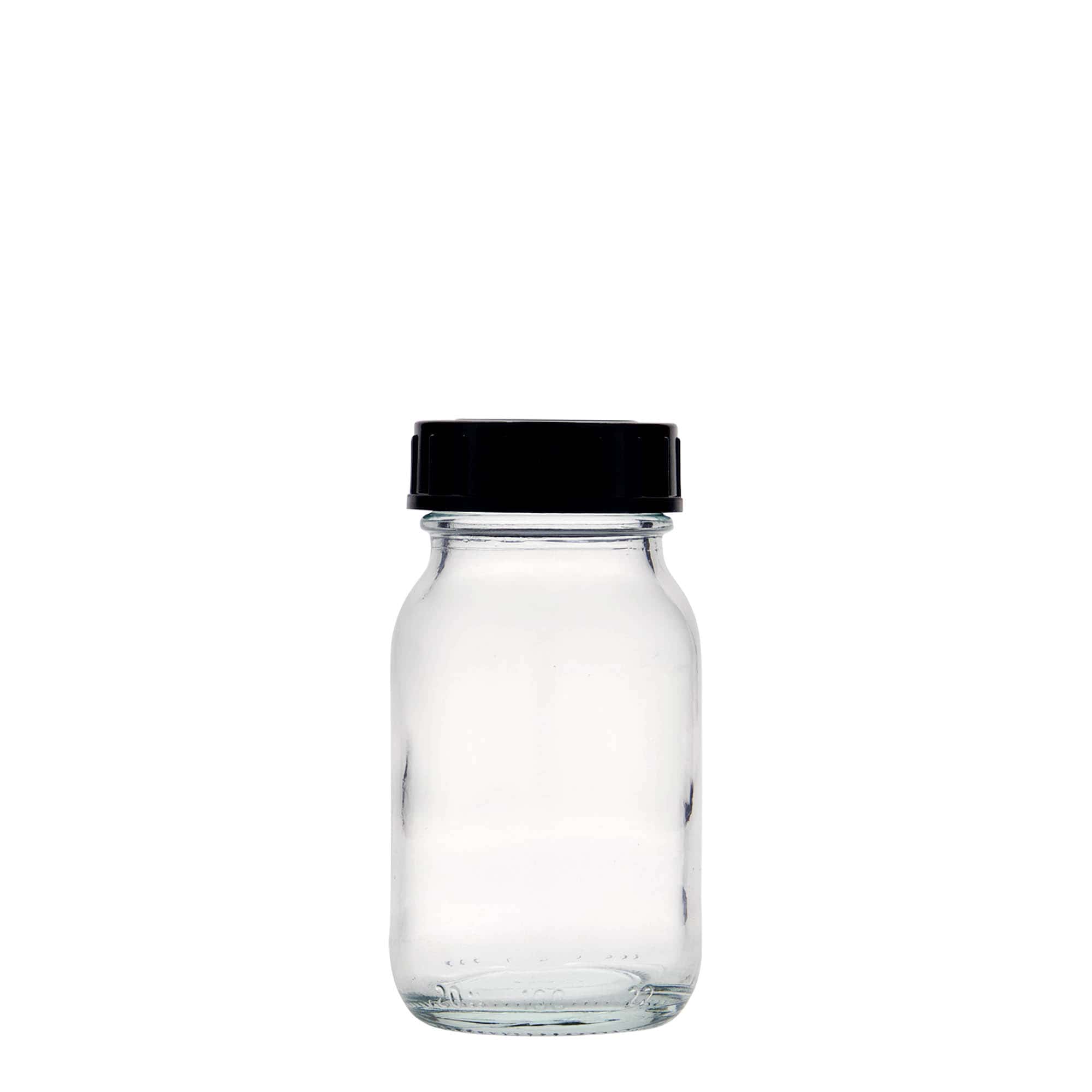 100 ml Frasco de cuello ancho, boca: DIN 40