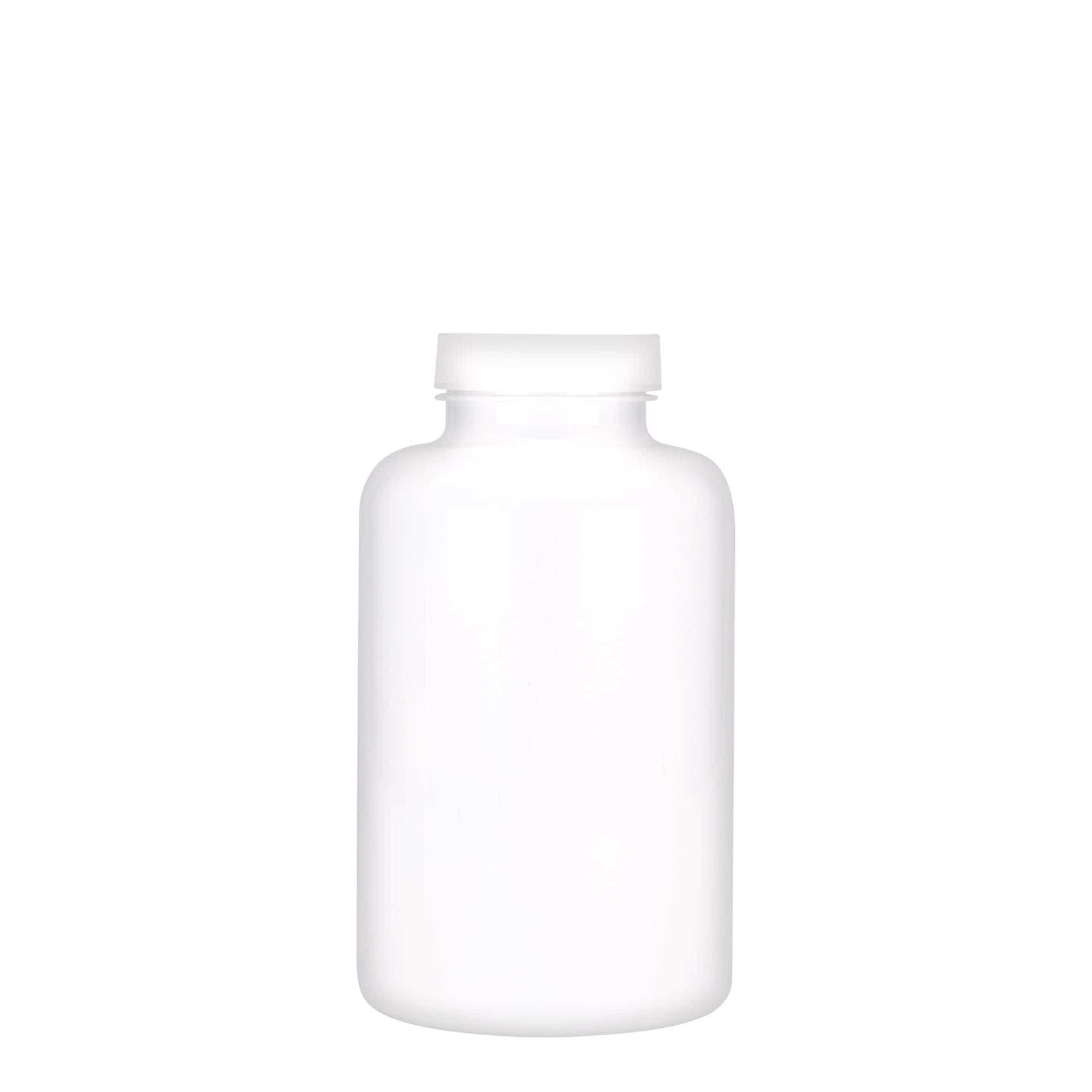 Bote Packer de PET de 500 ml, plástico, blanco, boca: GPI 45/400