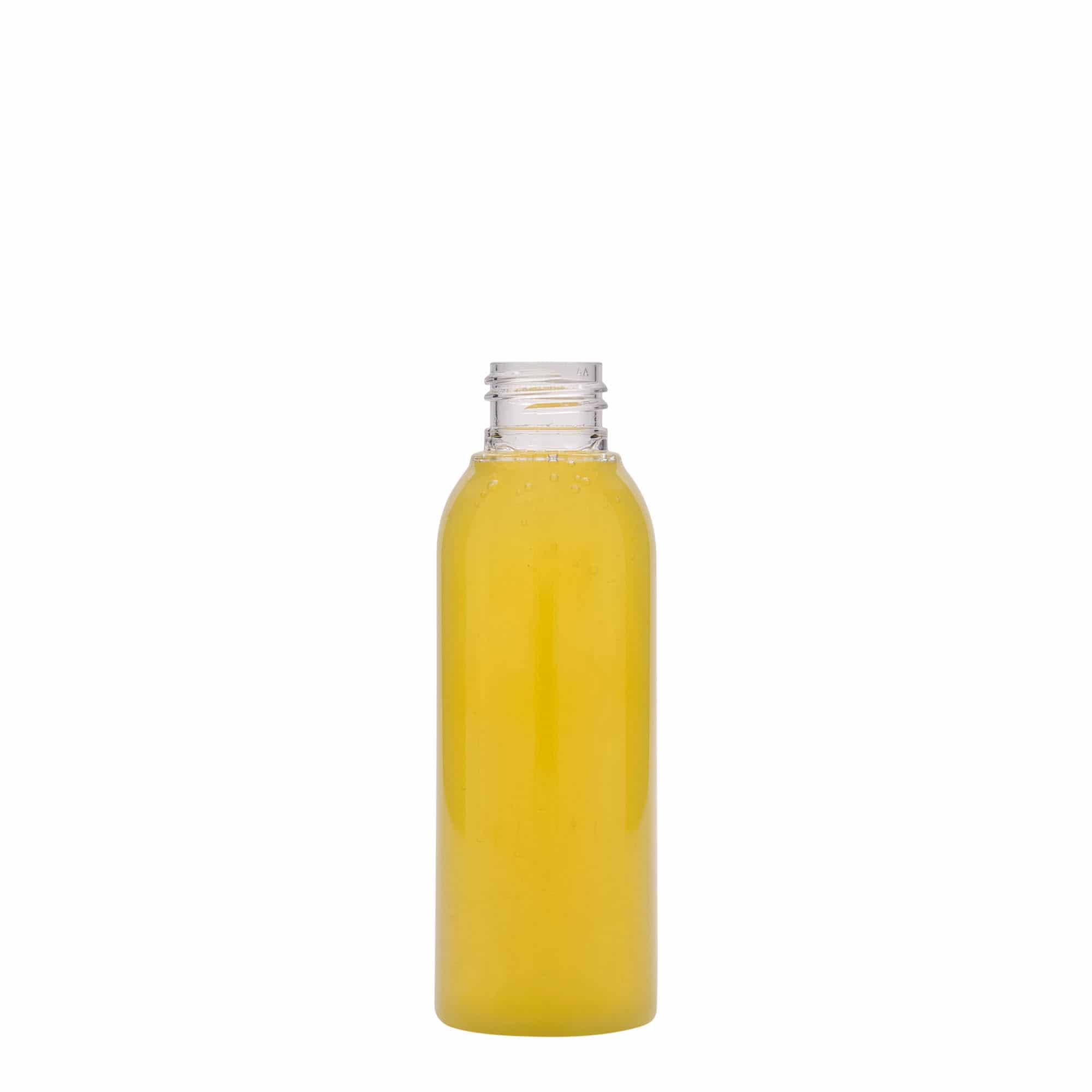 Botella de PET 'Pegasus' de 125 ml, plástico, boca: 24/410