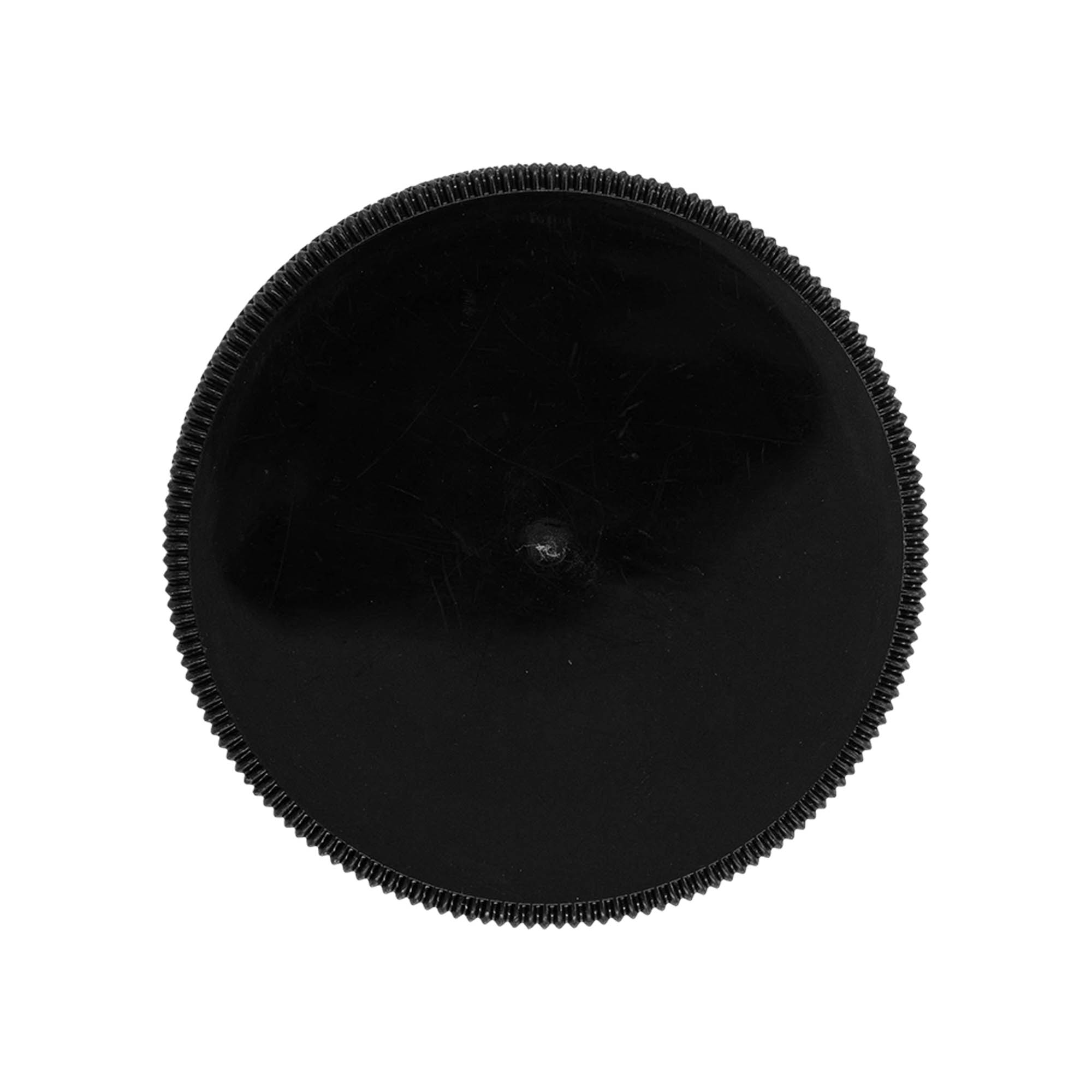 Tapa roscada con inserto de EPE, plástico PP, negro, para boca: DIN 60