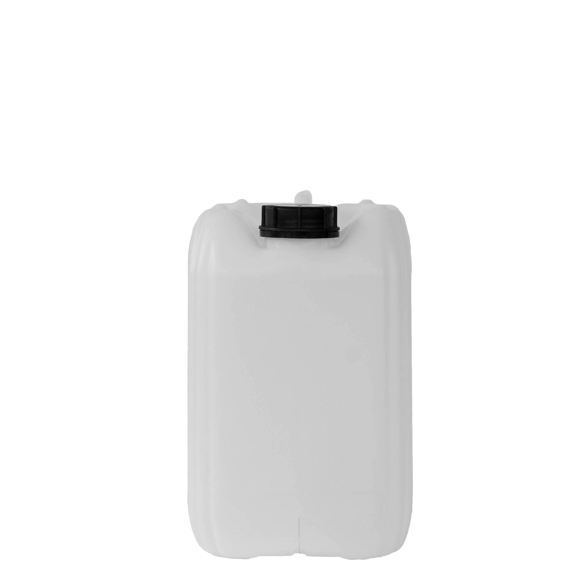Bidón de 10 l, rectangular, plástico HDPE, natural, boca: ND 55