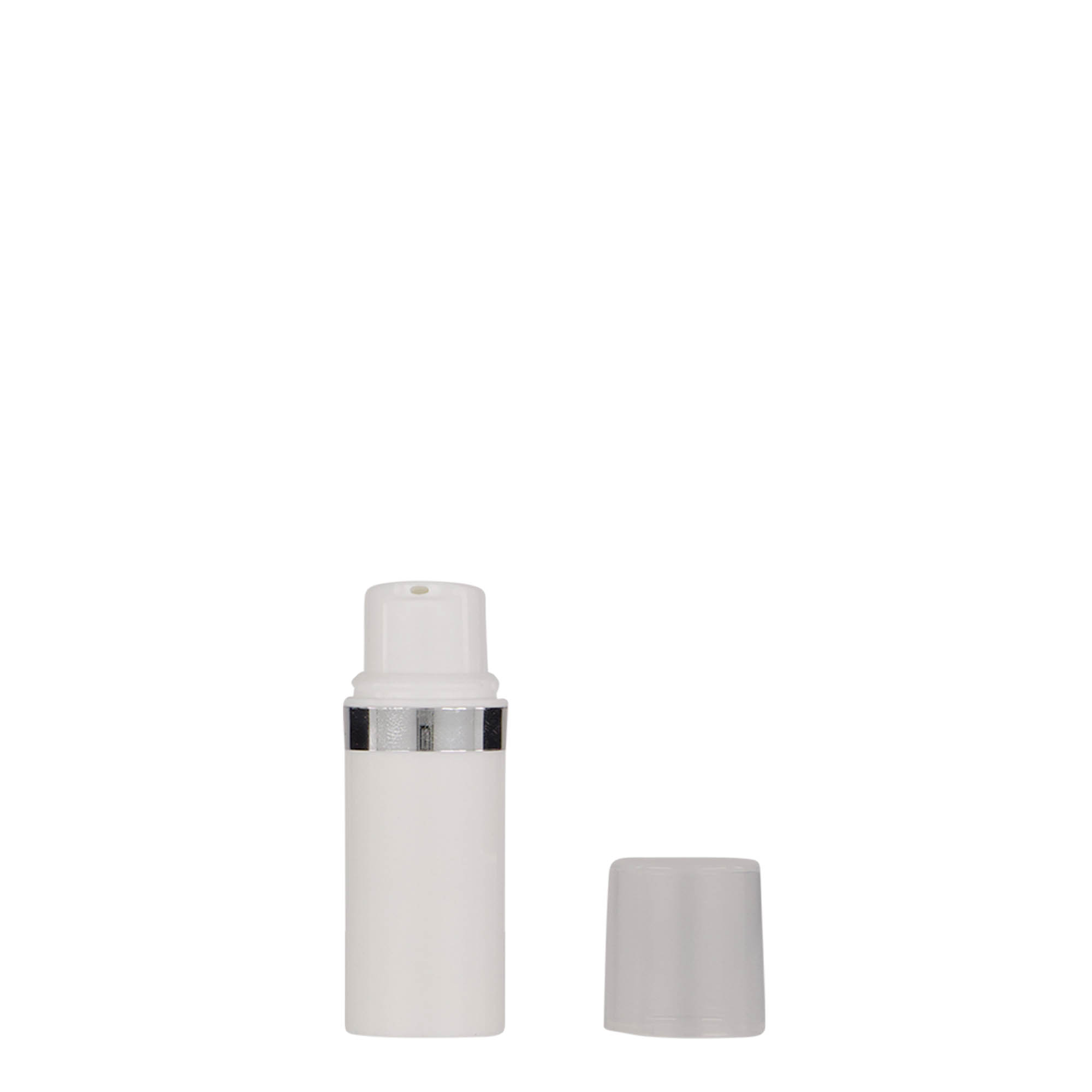 Dispensador Airless de 5 ml 'Nano', plástico PP, blanco Dispensador Airless de 5 ml 'Nano', plástico PP, blanco