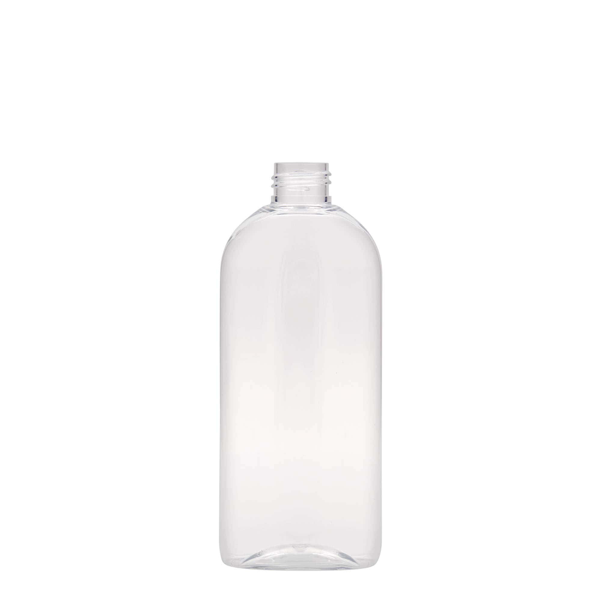 Botella de PET 'Iris' de 250 ml, ovalada, plástico, boca: 24/410