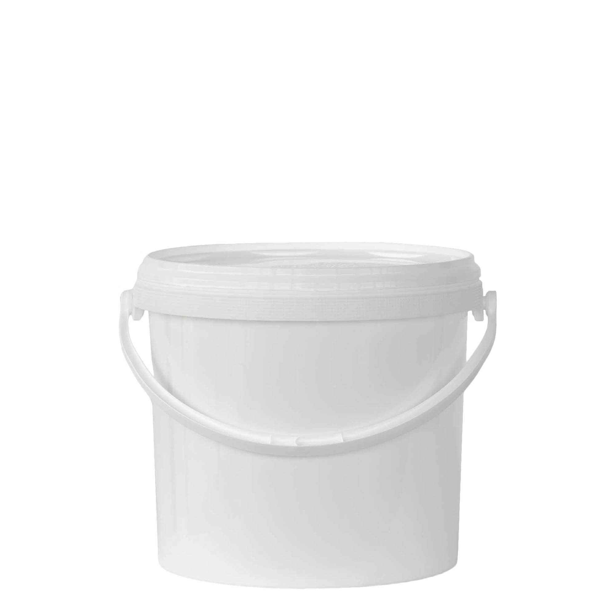 Cubeta de 5 l, plástico PP, blanca