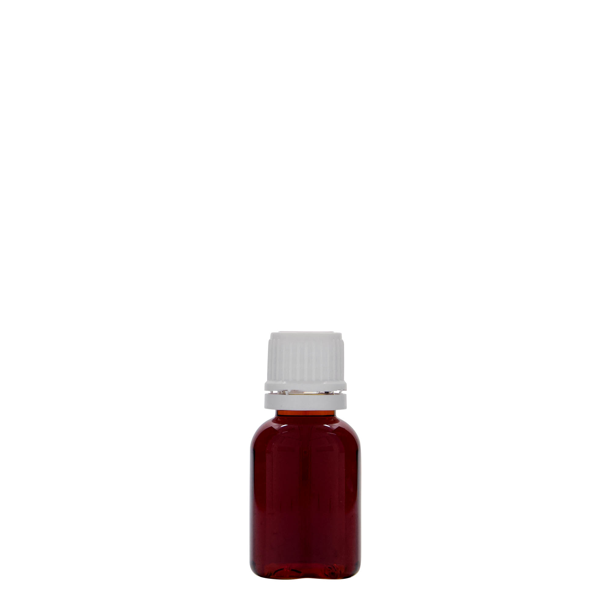 Botella médica PET de 20 ml 'Easy Living', plástico, boca: DIN 18