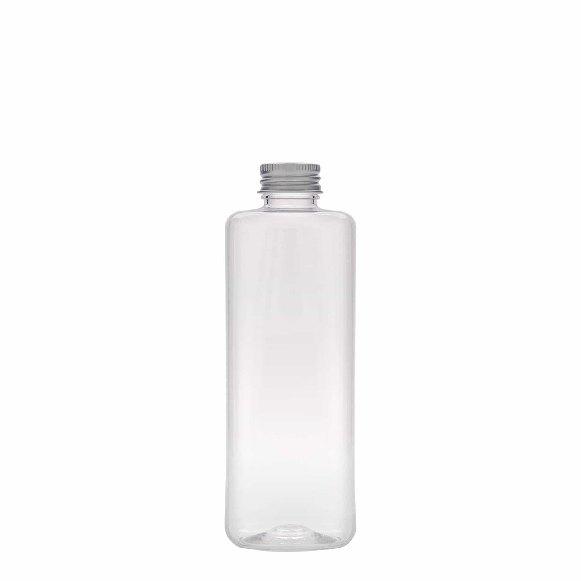 Botella PET de 300 ml 'Karl', cuadrada, plástico, boca: 24/410