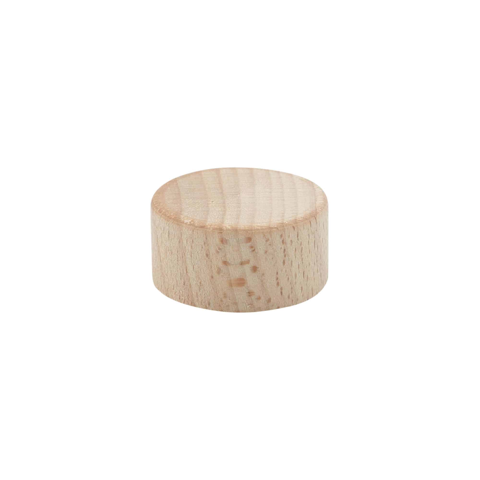 Tapón de rosca, madera, beige, para boca: GPI 28/400 Tapón de rosca, madera, beige, para boca: GPI 28/400