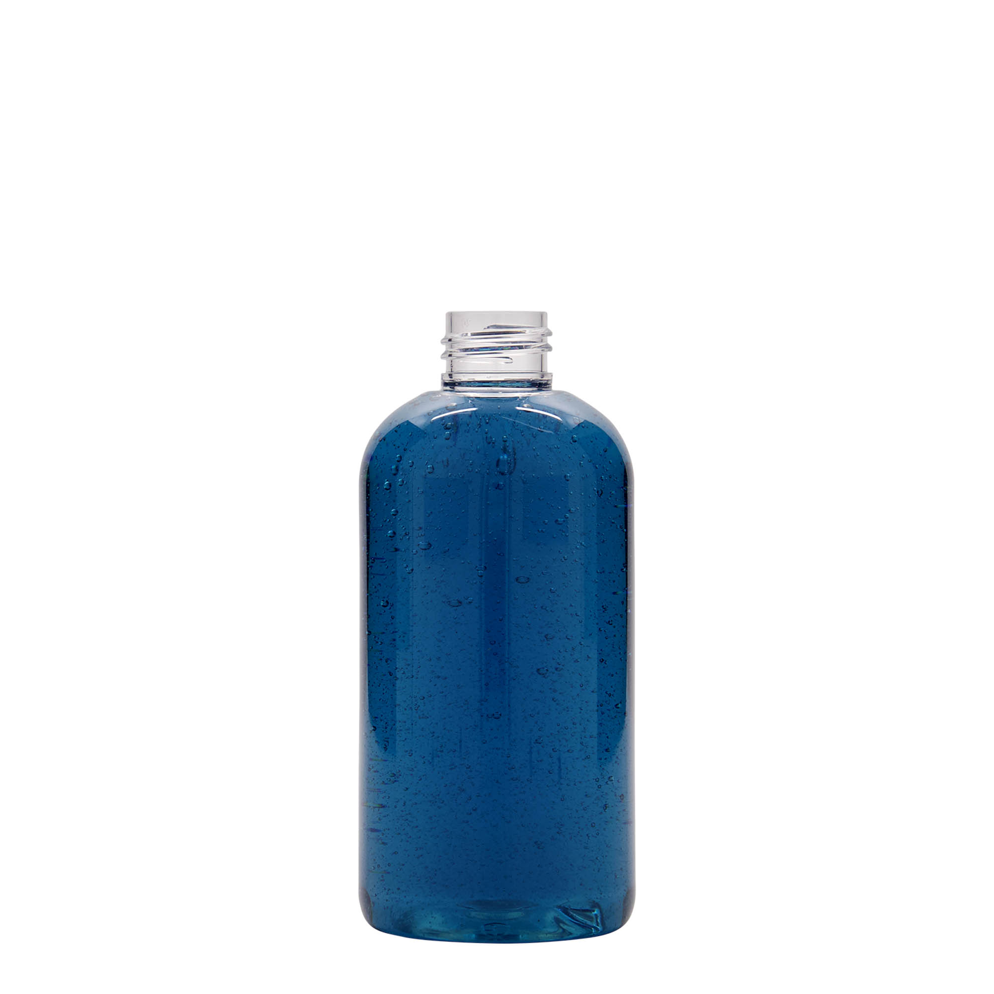 Botella PET de 250 ml 'Boston', plástico, boca: 24/410