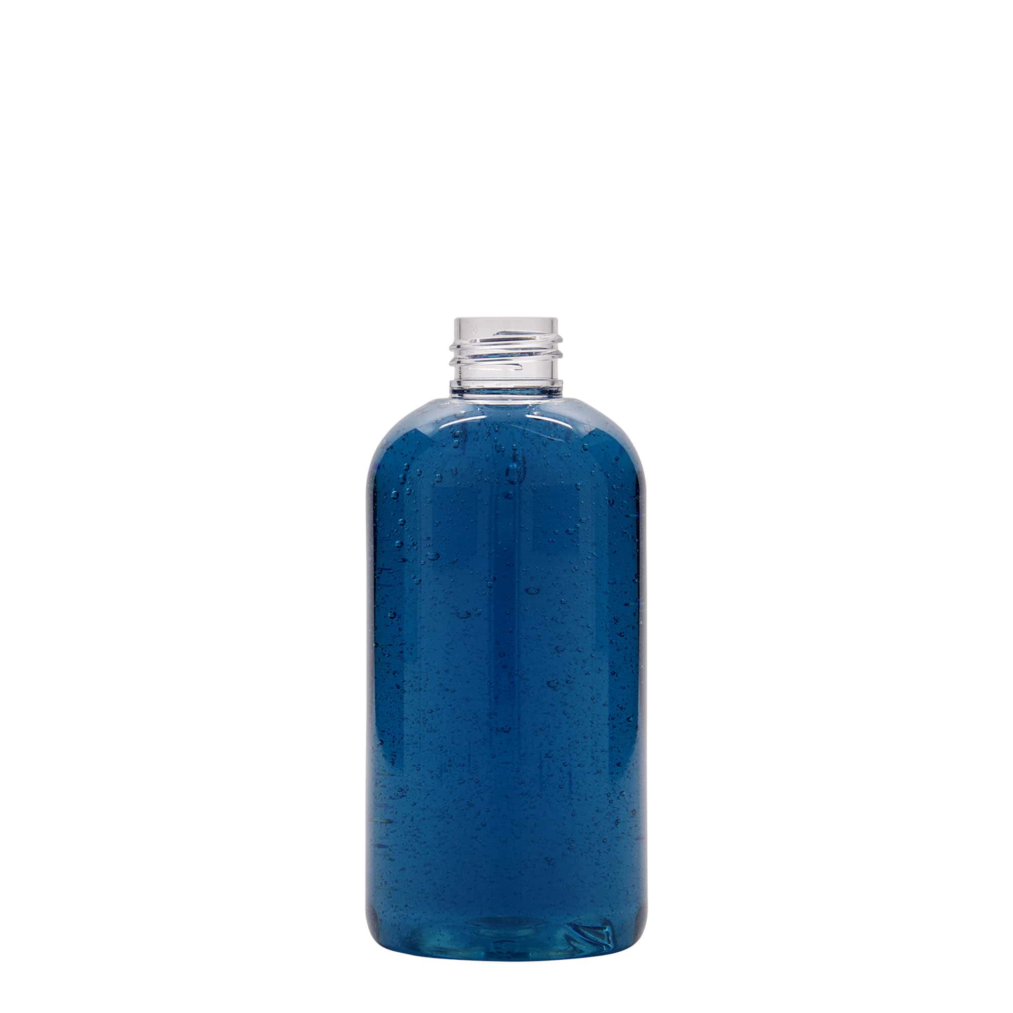 Botella PET de 250 ml 'Boston', plástico, boca: 24/410