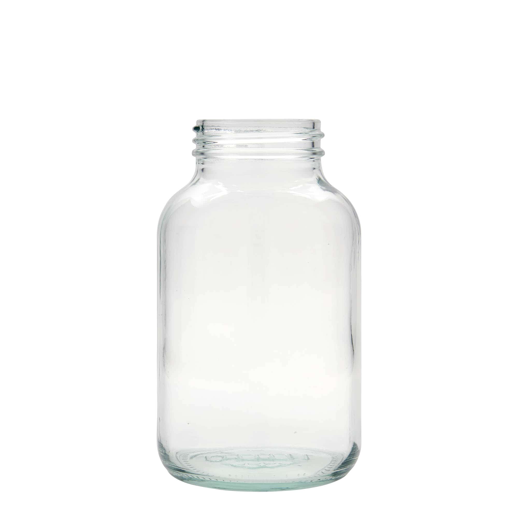 Tarro de boca ancha de 1000 ml, boca: DIN 68 Tarro de boca ancha de 1000 ml, boca: DIN 68