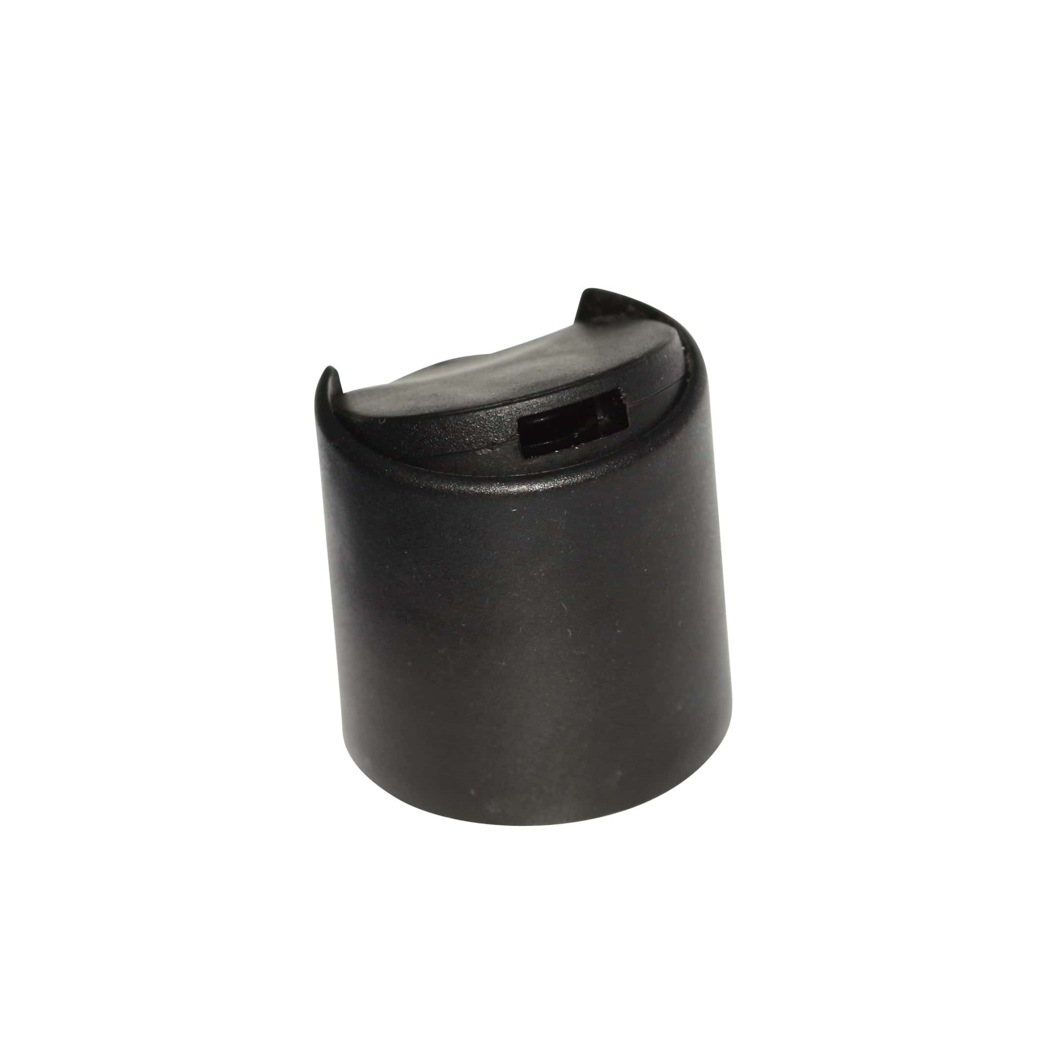 Tapón de rosca 'Disc Top', plástico de PP, negro, para boca: GPI 24/410
