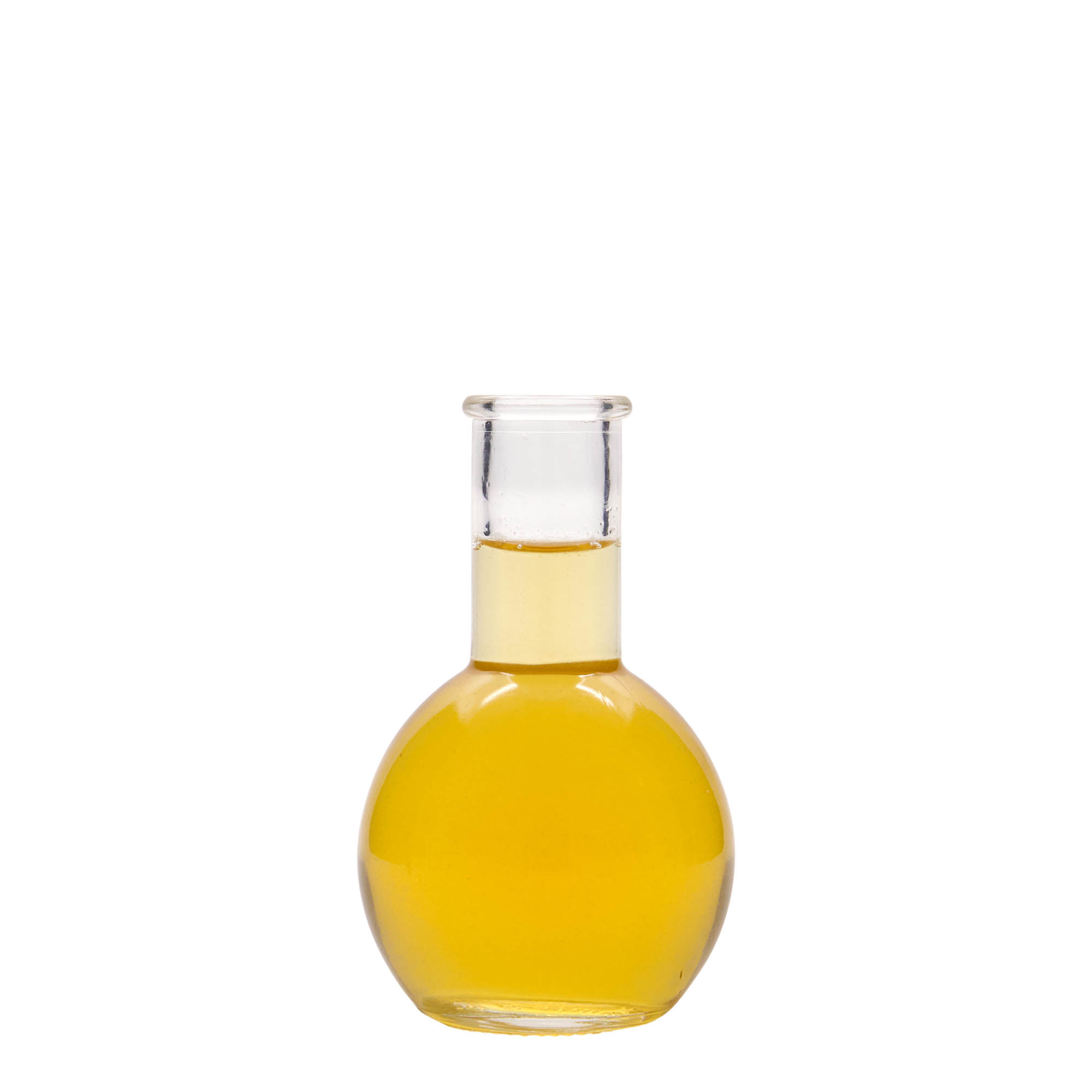 Botella de vidrio de 100 ml 'Tulipano', boca: corcho Botella de vidrio de 100 ml 'Tulipano', boca: corcho