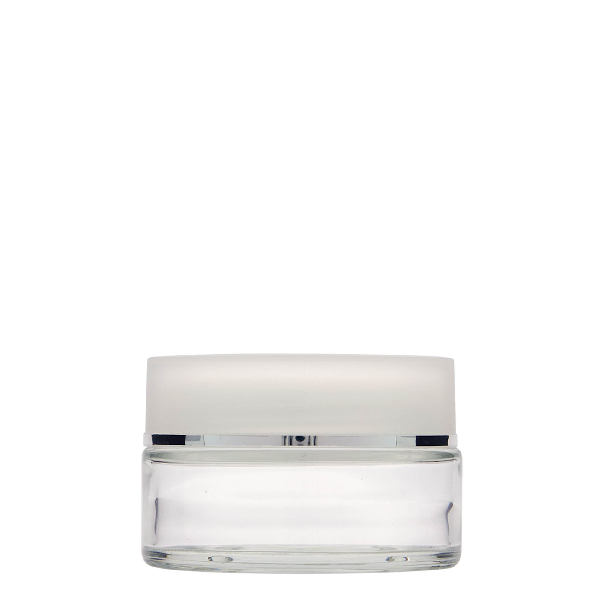 100 ml tarro 'Clear Edition', vidrio, boca: cierre de rosca