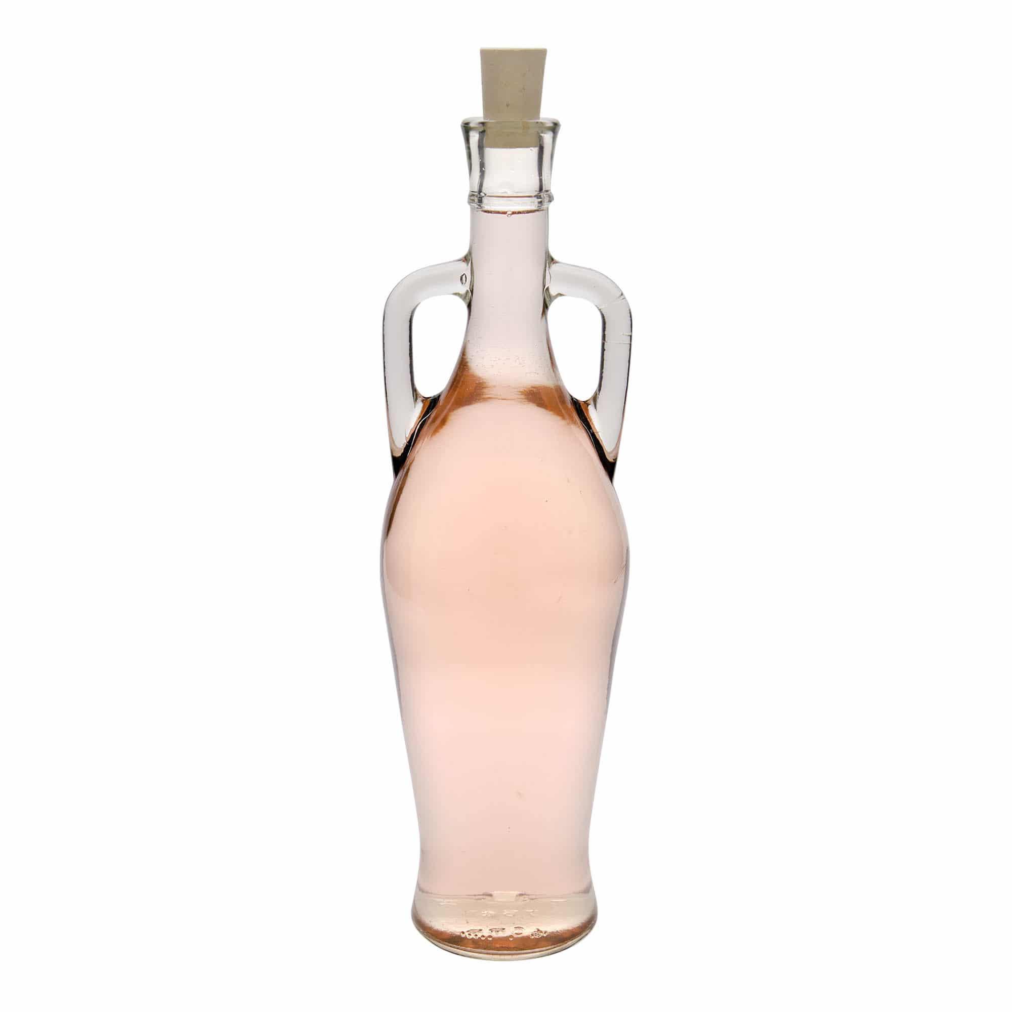 Botella de vidrio de 750 ml 'Ámfora', boca: corcho