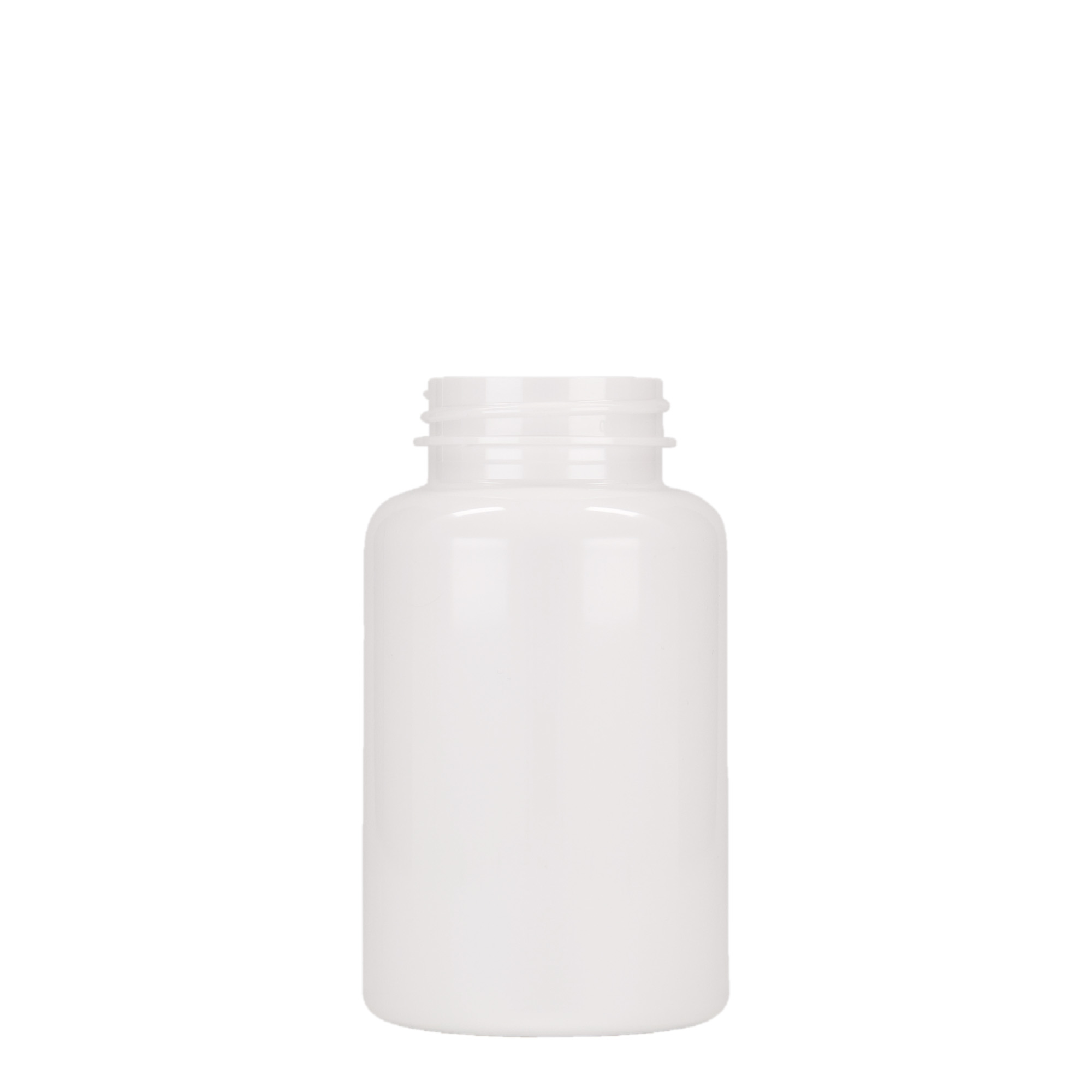 Bote Packer de PET de 250 ml, plástico, blanco, boca: GPI 45/400 Bote Packer de PET de 250 ml, plástico, blanco, boca: GPI 45/400