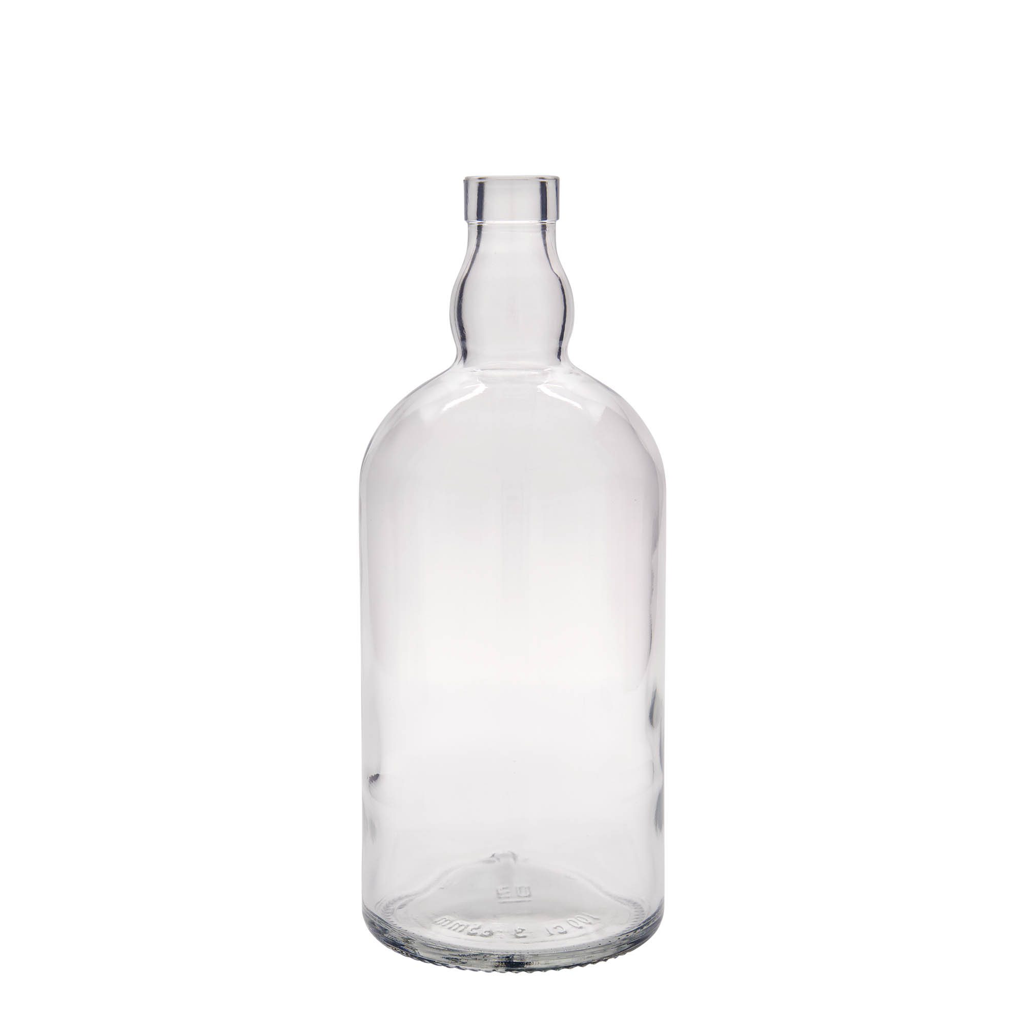 Botella de vidrio de 1000 ml 'Aberdeen', boca: corcho
