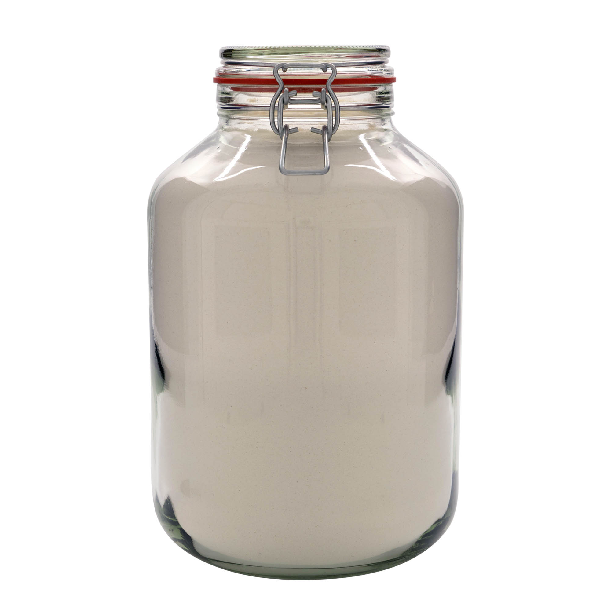 4.880 ml tarro de vidrio con cierre de alambre #, boca: cierre de alambre