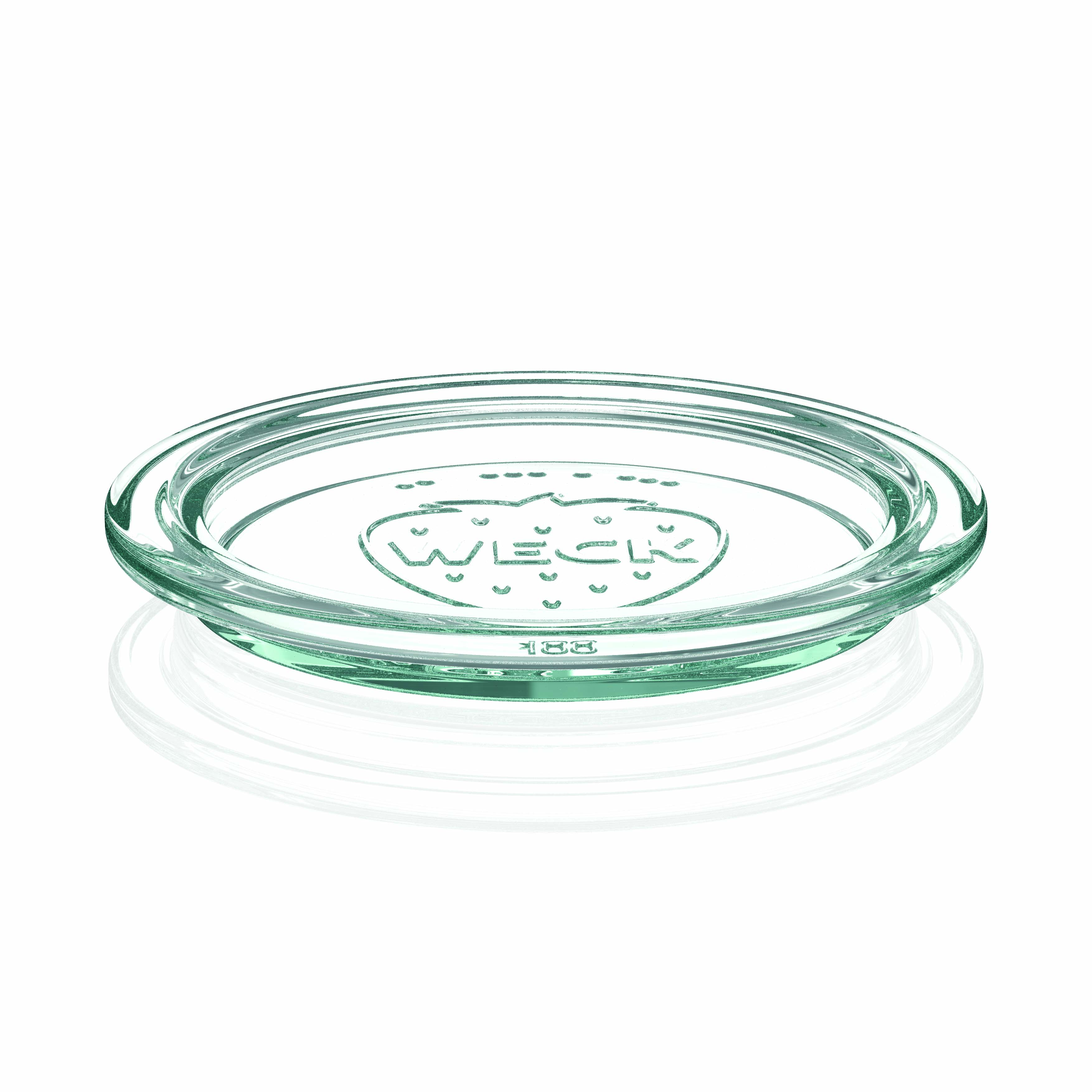 6x 290 ml tarro WECK de boca ancha bajo con tapa de vidrio RR 100