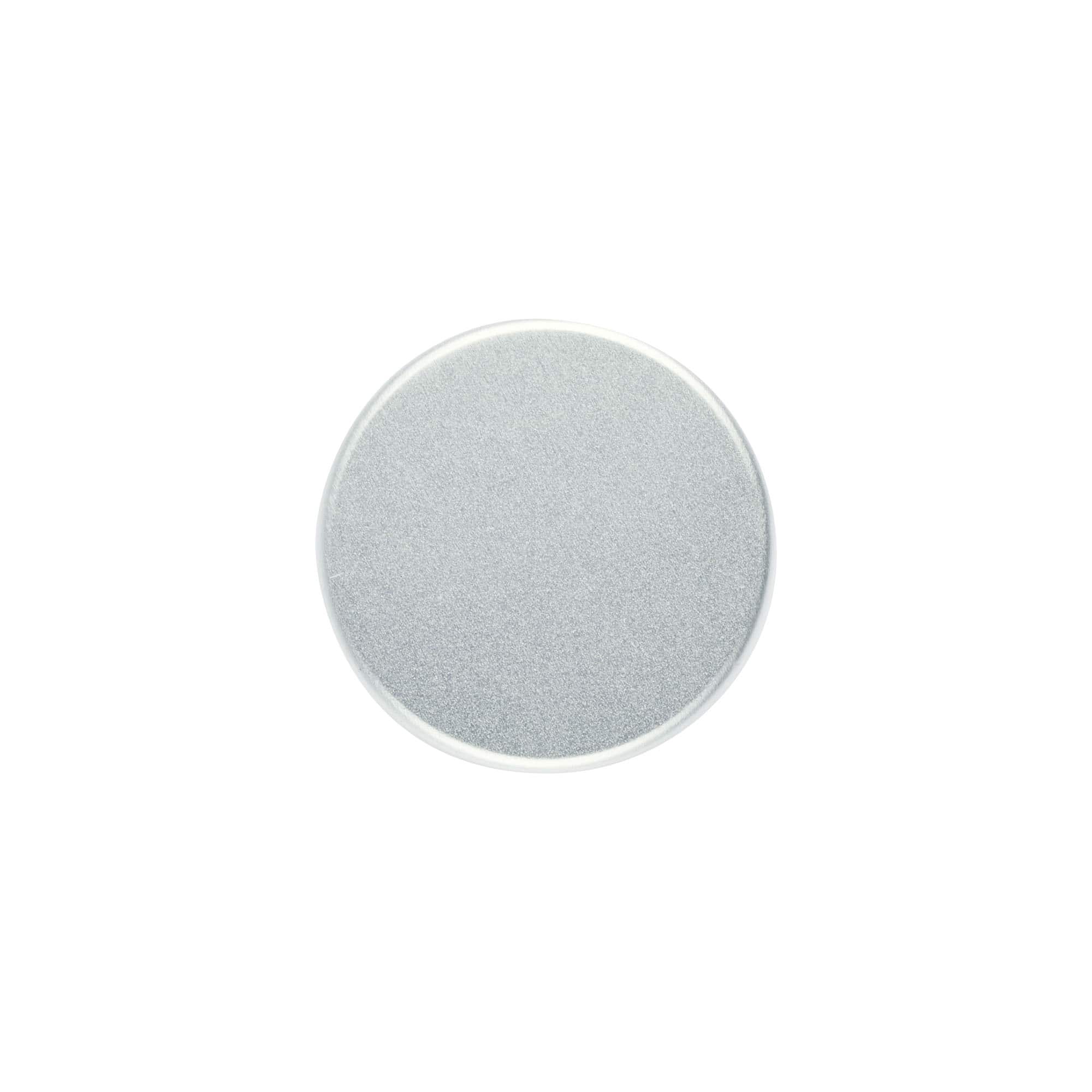 Tapa de rosca, metal, plateado, para boca: GPI 33/400 Tapa de rosca, metal, plateado, para boca: GPI 33/400