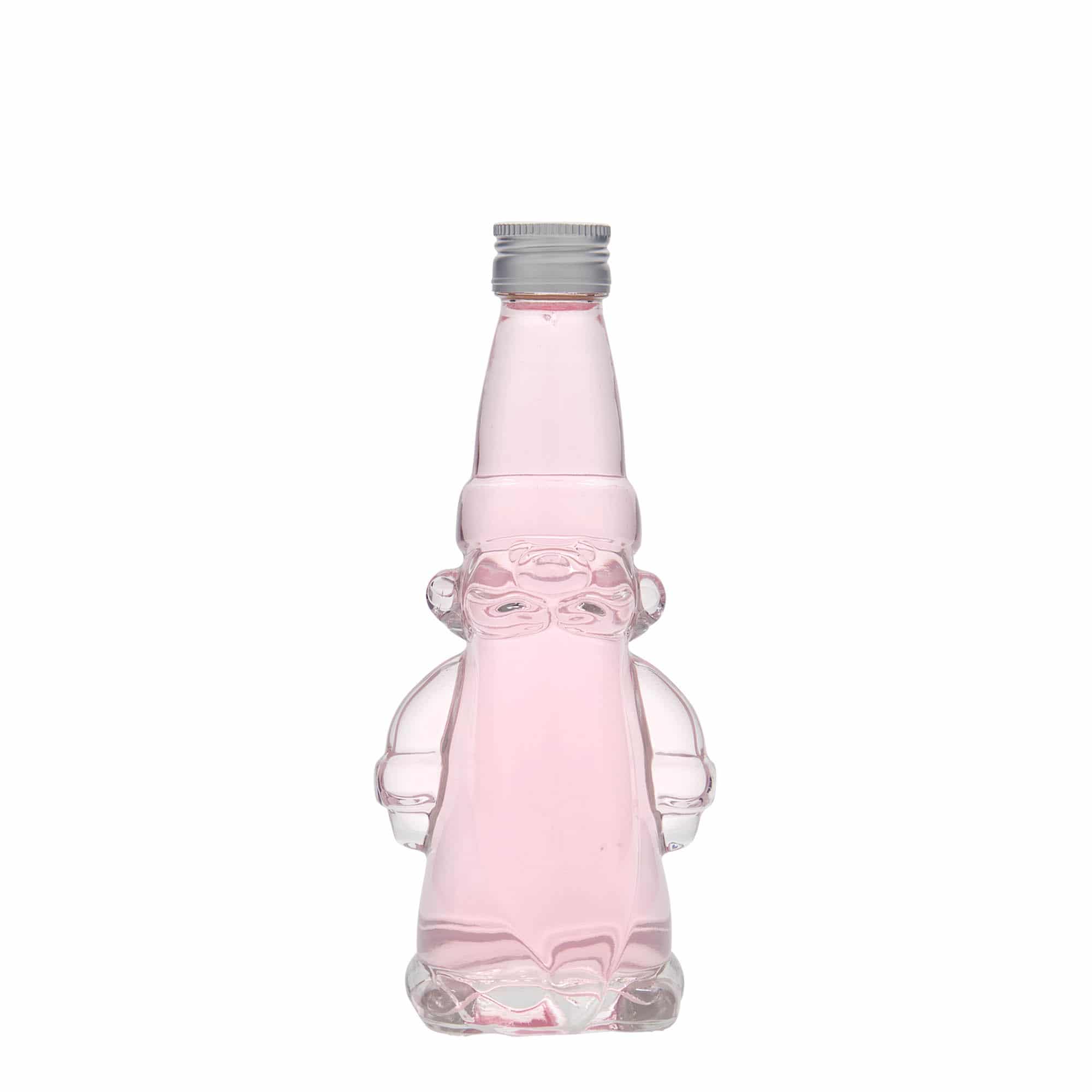 Botella de vidrio de 200 ml 'Duende de Navidad', boca: PP 28