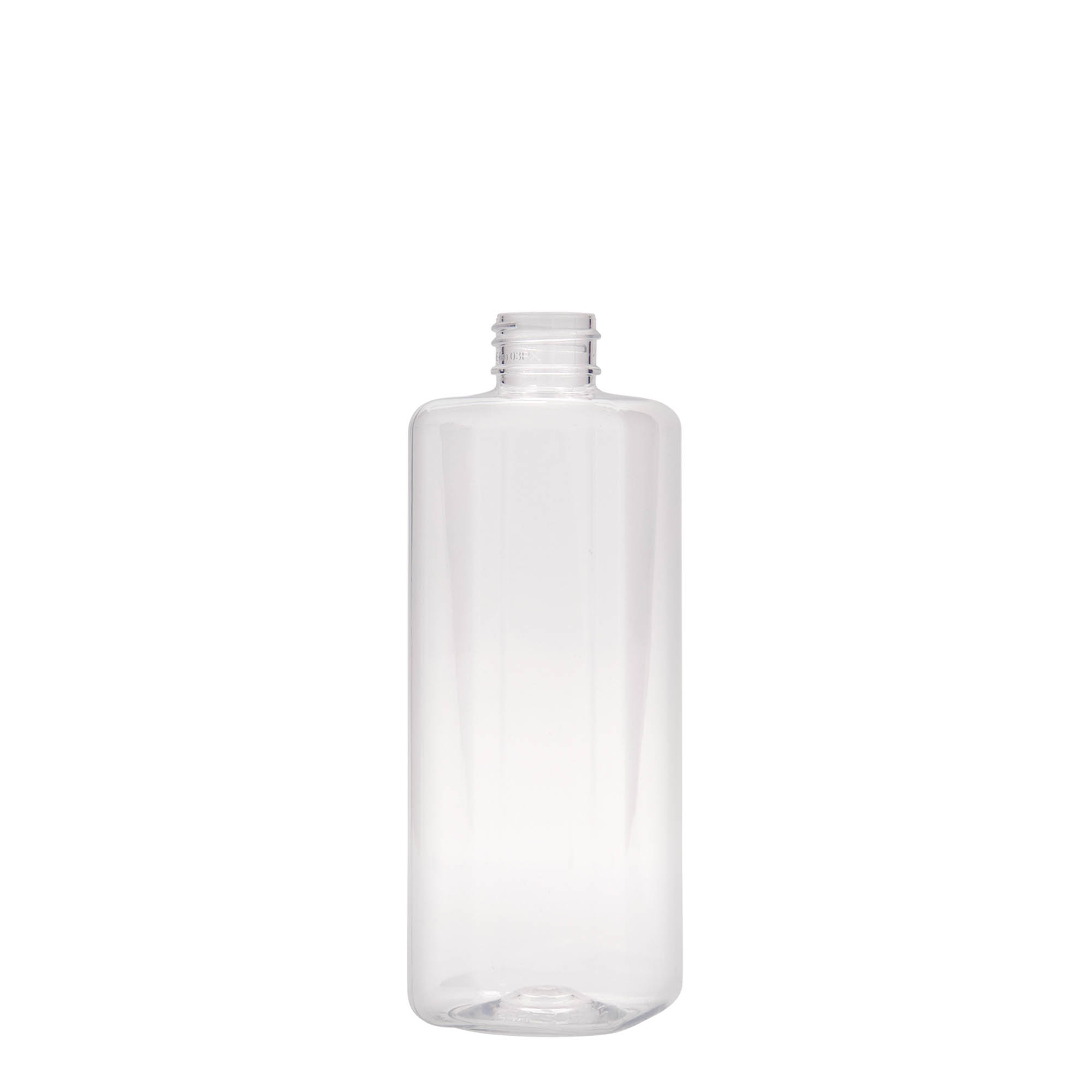 Botella PET de 300 ml 'Karl', cuadrada, plástico, boca: 24/410