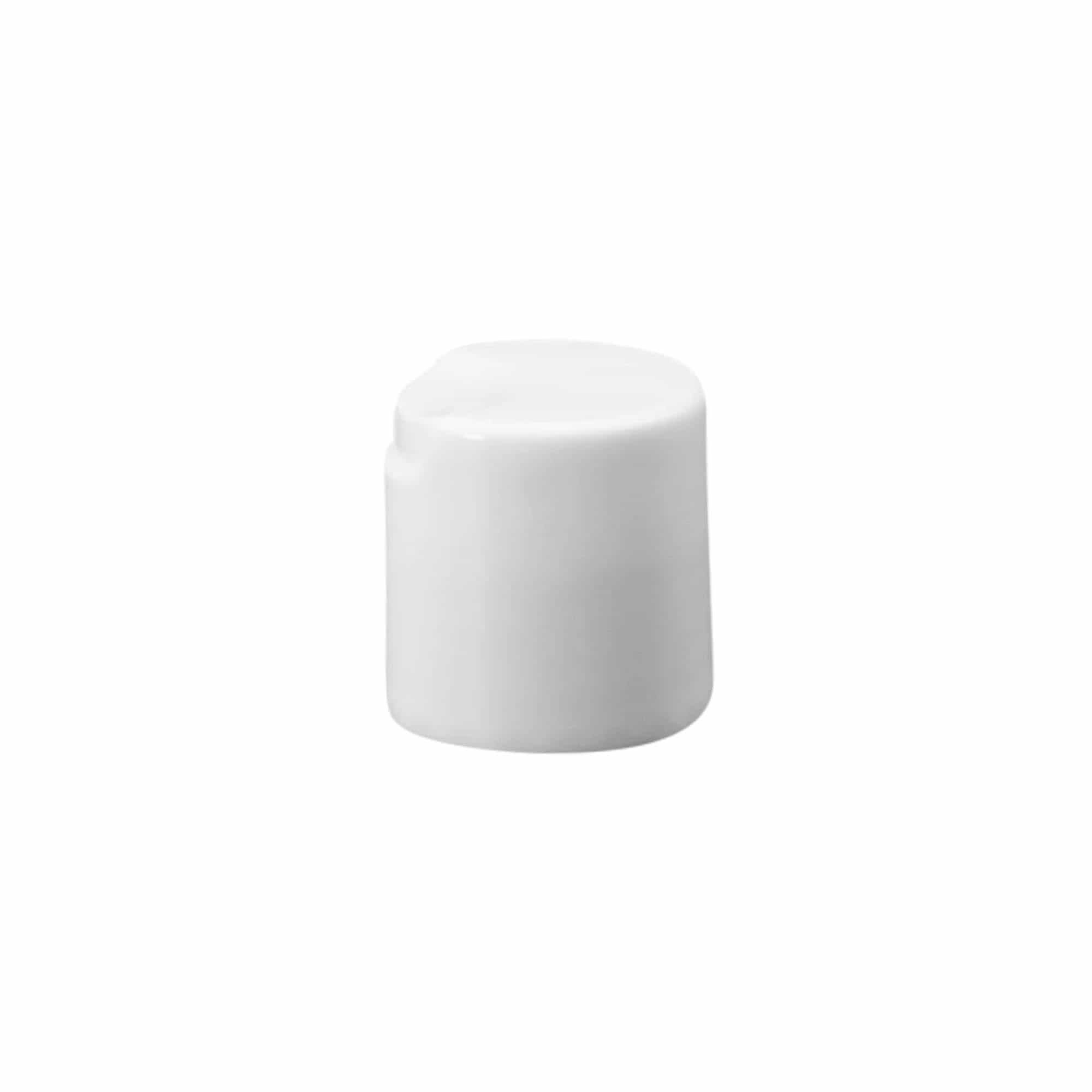 Tapa de rosca Disc Top, plástico PP, blanca, para boca: 24/410