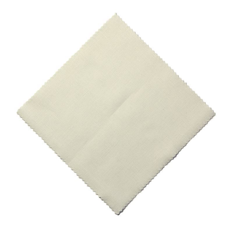 Cubretapas de tela 15x15, cuadrado, textil, crema, boca: TO58-TO82