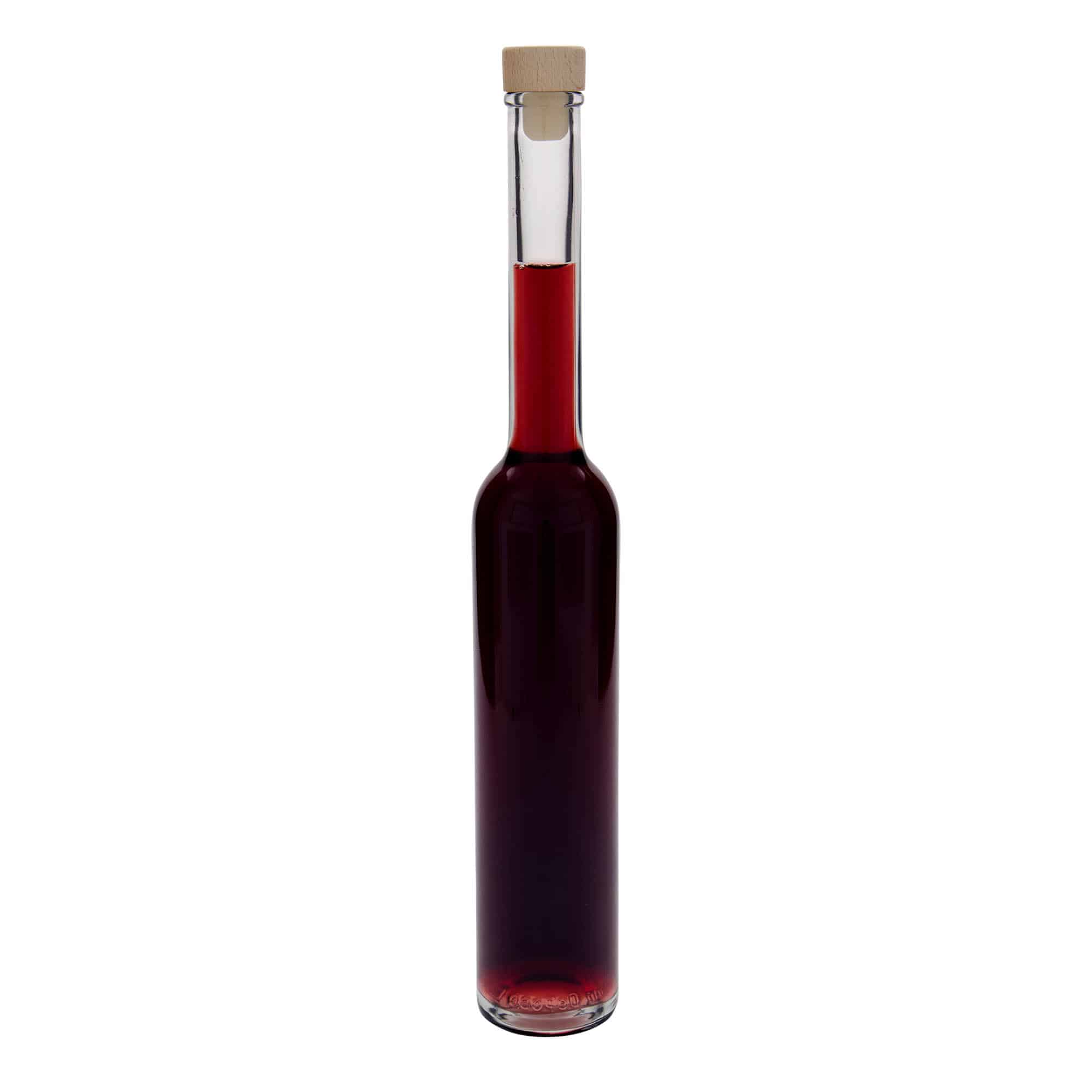 Botella de vidrio 'Platina' de 350 ml, boca: corcho