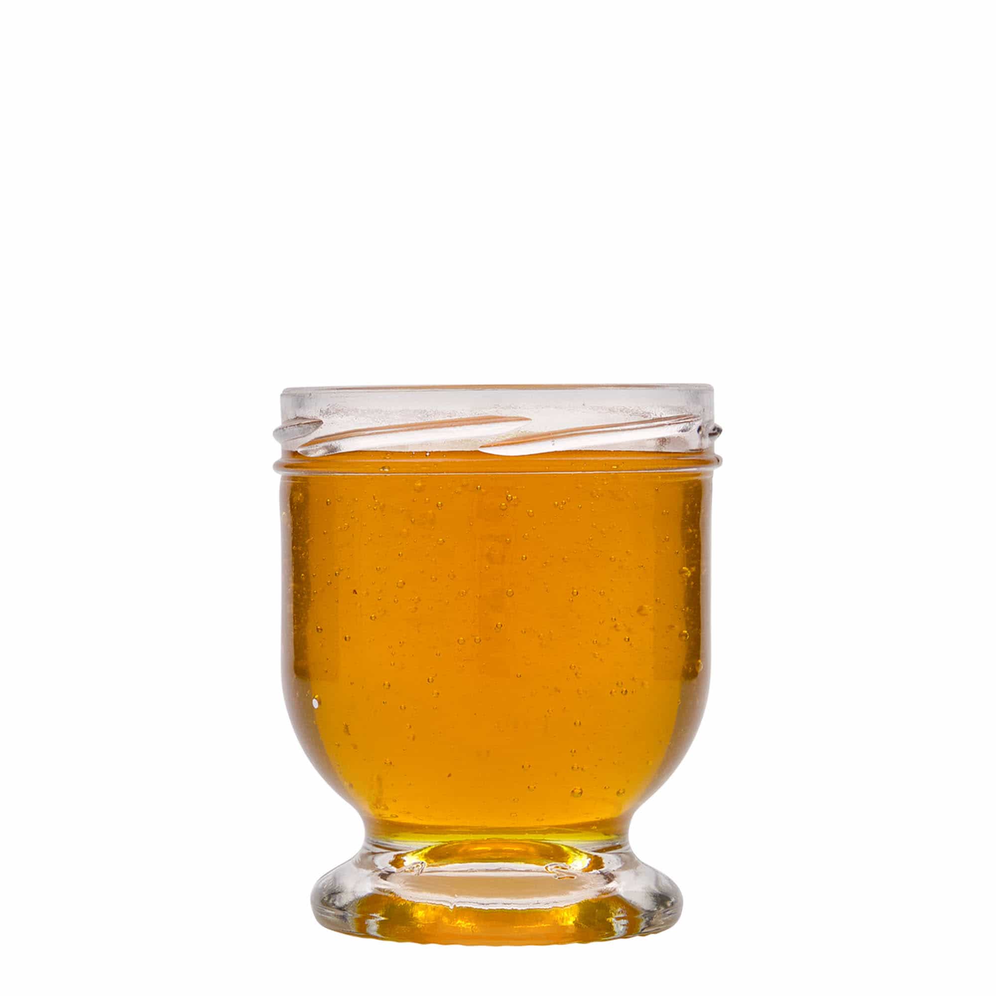 Tarro de vidrio cilíndrico 'Nocca' de 250 ml, boca: Twist-Off (TO 82)