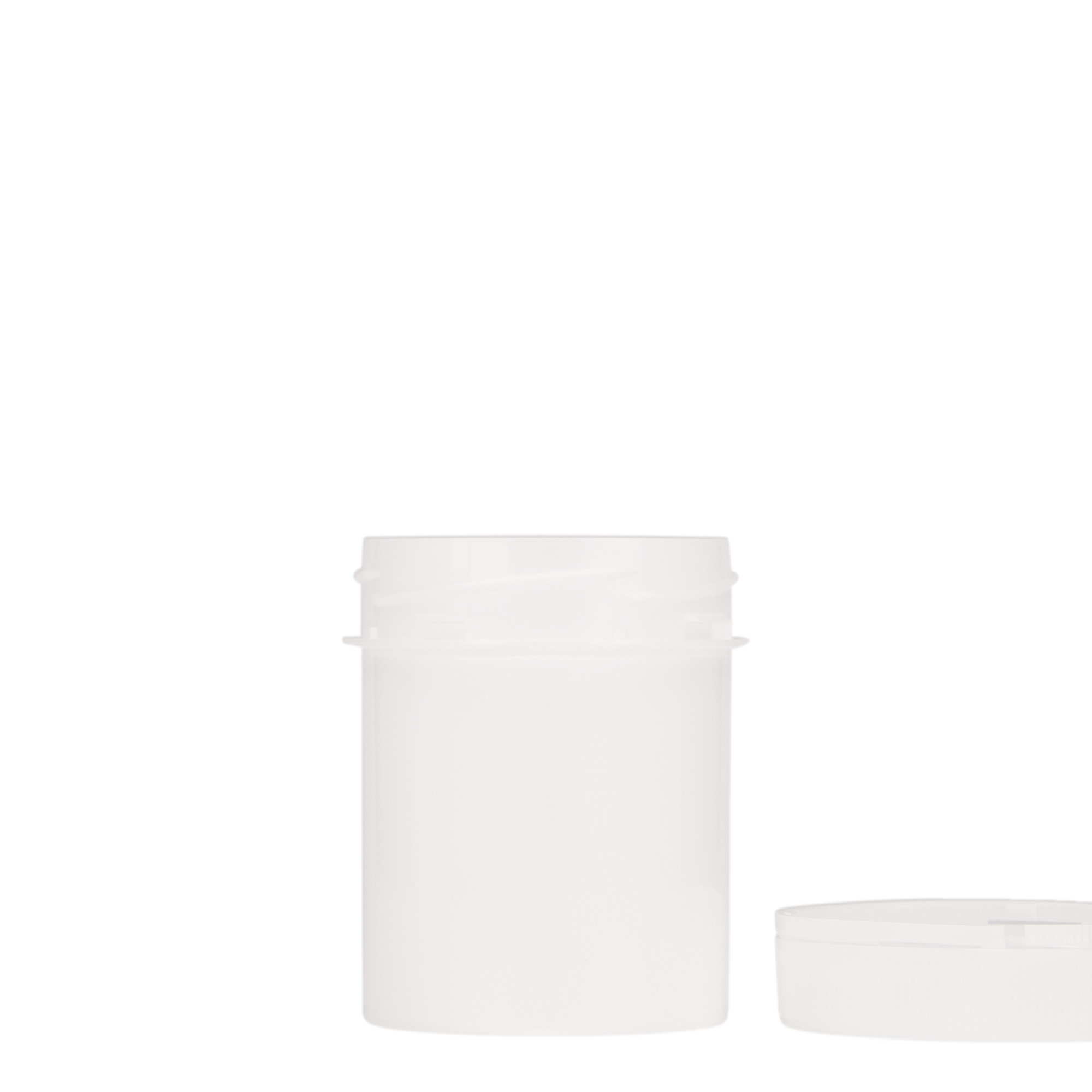 150 ml bote de plástico 'Securilock', PP, blanco, boca: cierre de rosca 150 ml bote de plástico 'Securilock', PP, blanco, boca: cierre de rosca