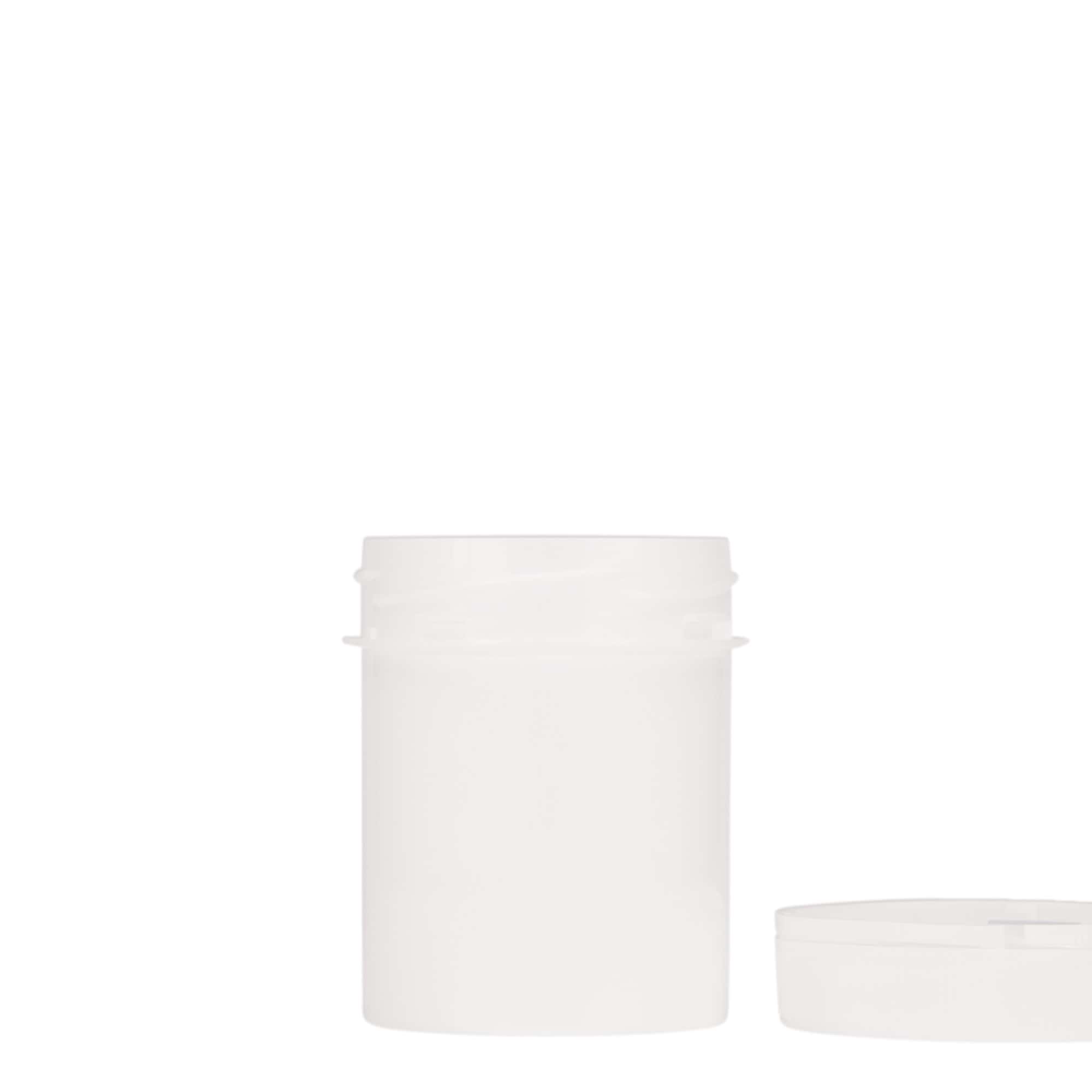 150 ml bote de plástico «Securilock», PP, blanco, boca: cierre de rosca