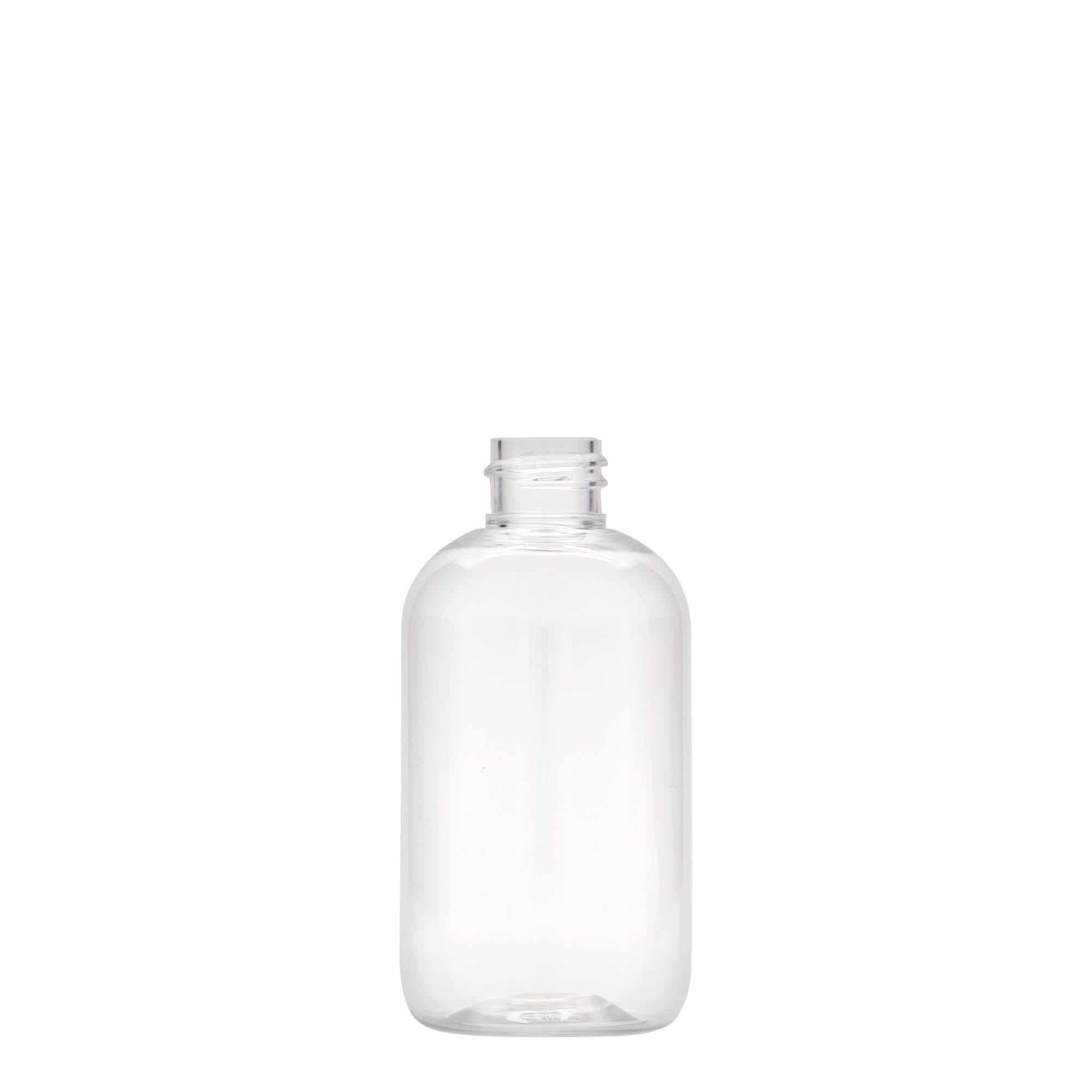 Botella de PET 'Boston' de 100 ml, plástico, boca: GPI 20/410 Botella de PET 'Boston' de 100 ml, plástico, boca: GPI 20/410
