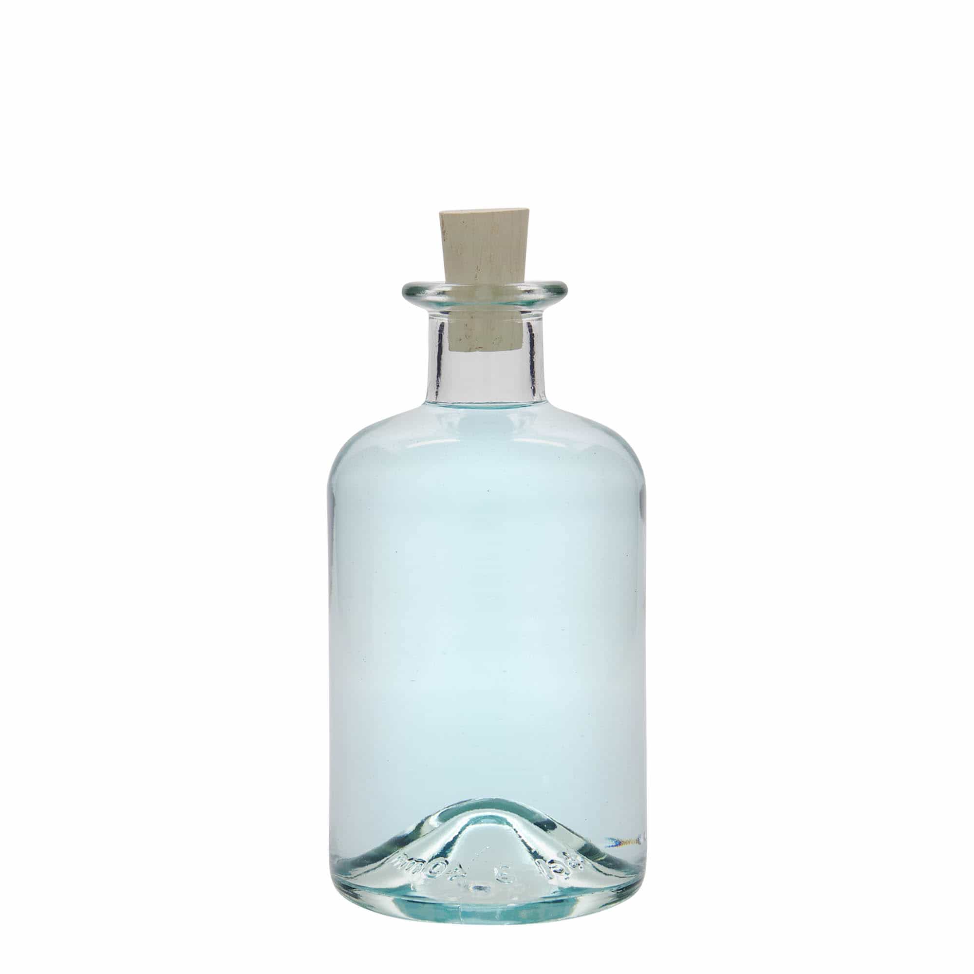 Botella de vidrio de farmacia de 350 ml, boca: corcho