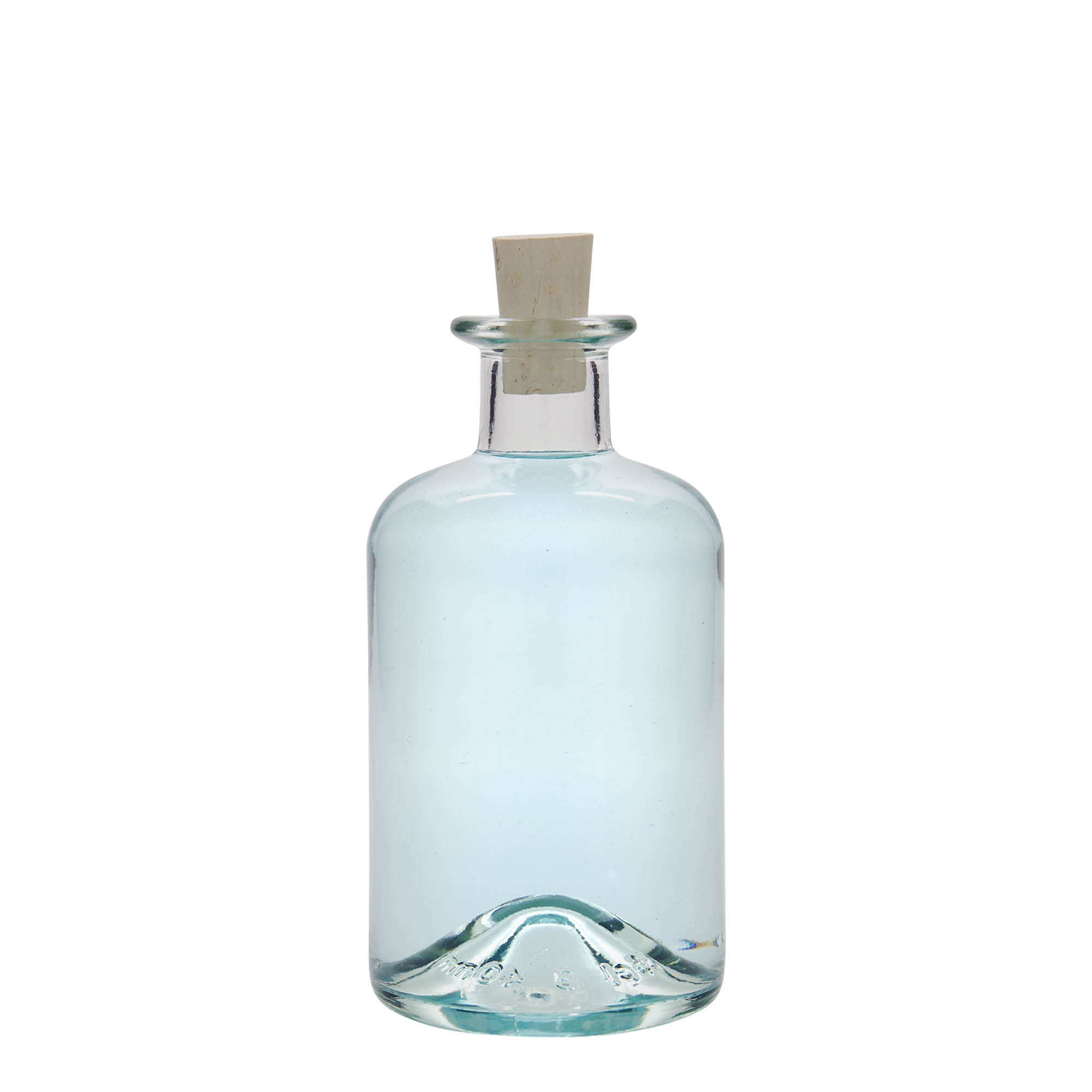 Botella de vidrio de 350 ml para farmacéutico, boca: corcho