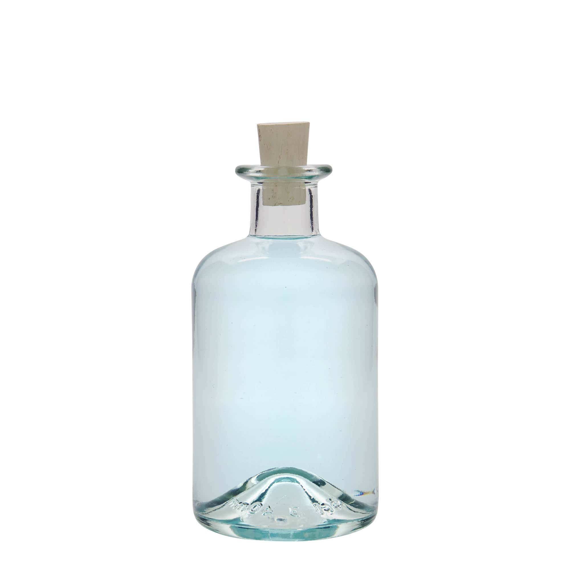 Botella de vidrio de 350 ml para farmacéutico, boca: corcho