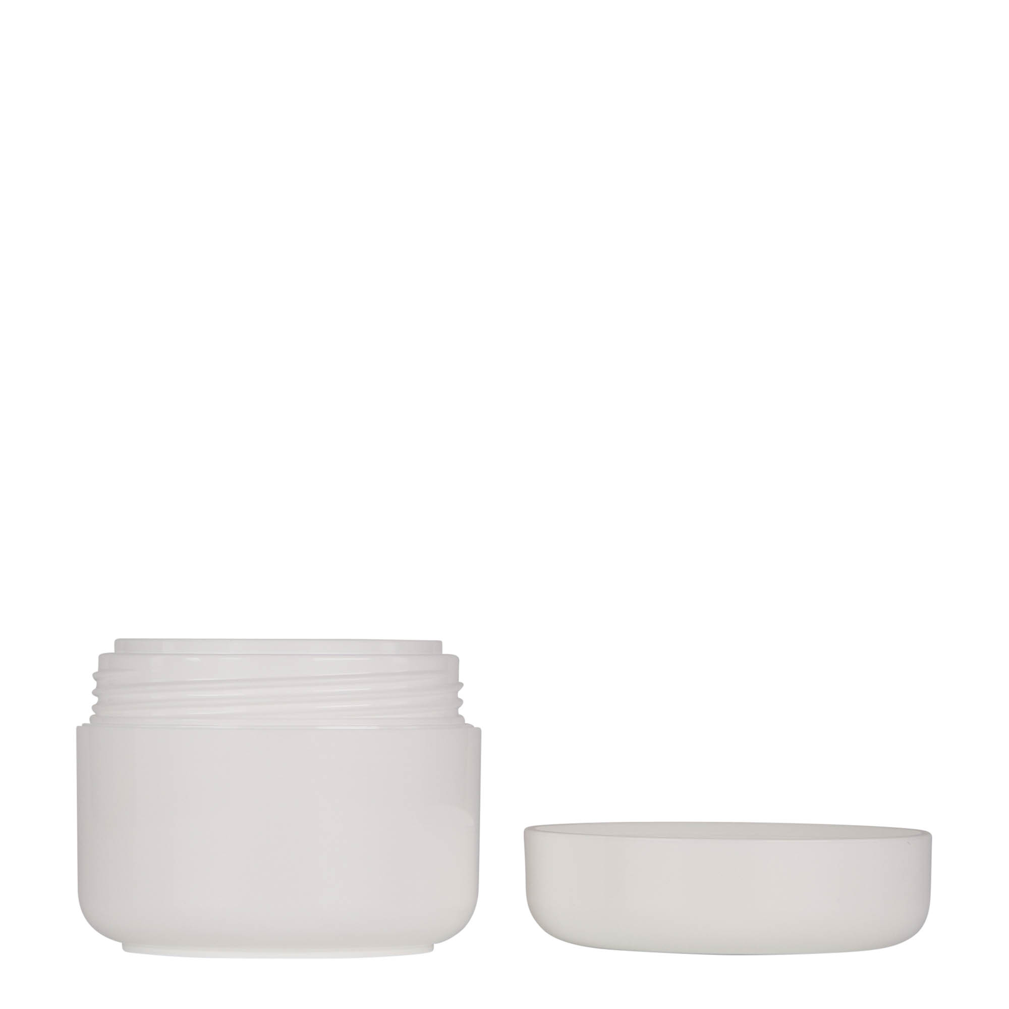 50 ml bote de plástico 'Bianca', PP, blanco, boca: cierre de rosca 50 ml bote de plástico 'Bianca', PP, blanco, boca: cierre de rosca