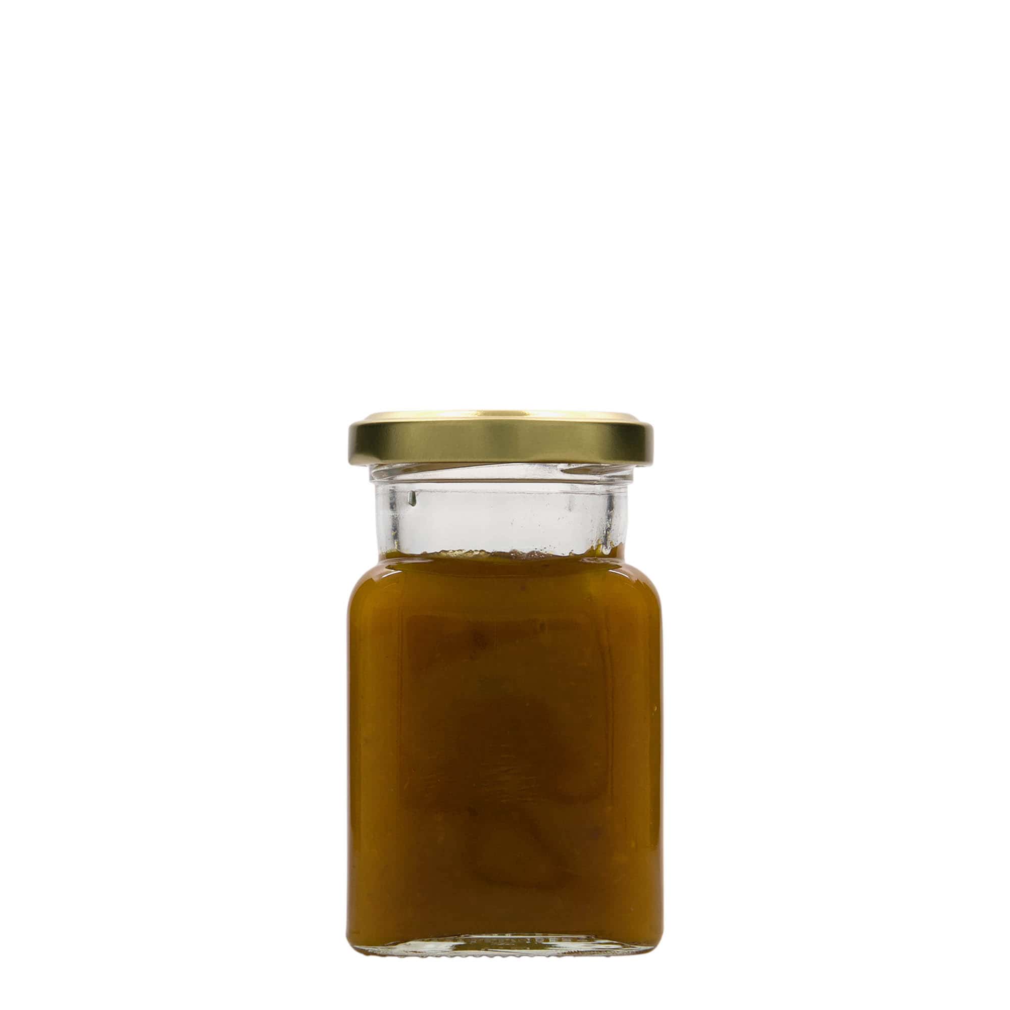 150 ml tarro cuadrado, boca: Twist-off (TO 53)