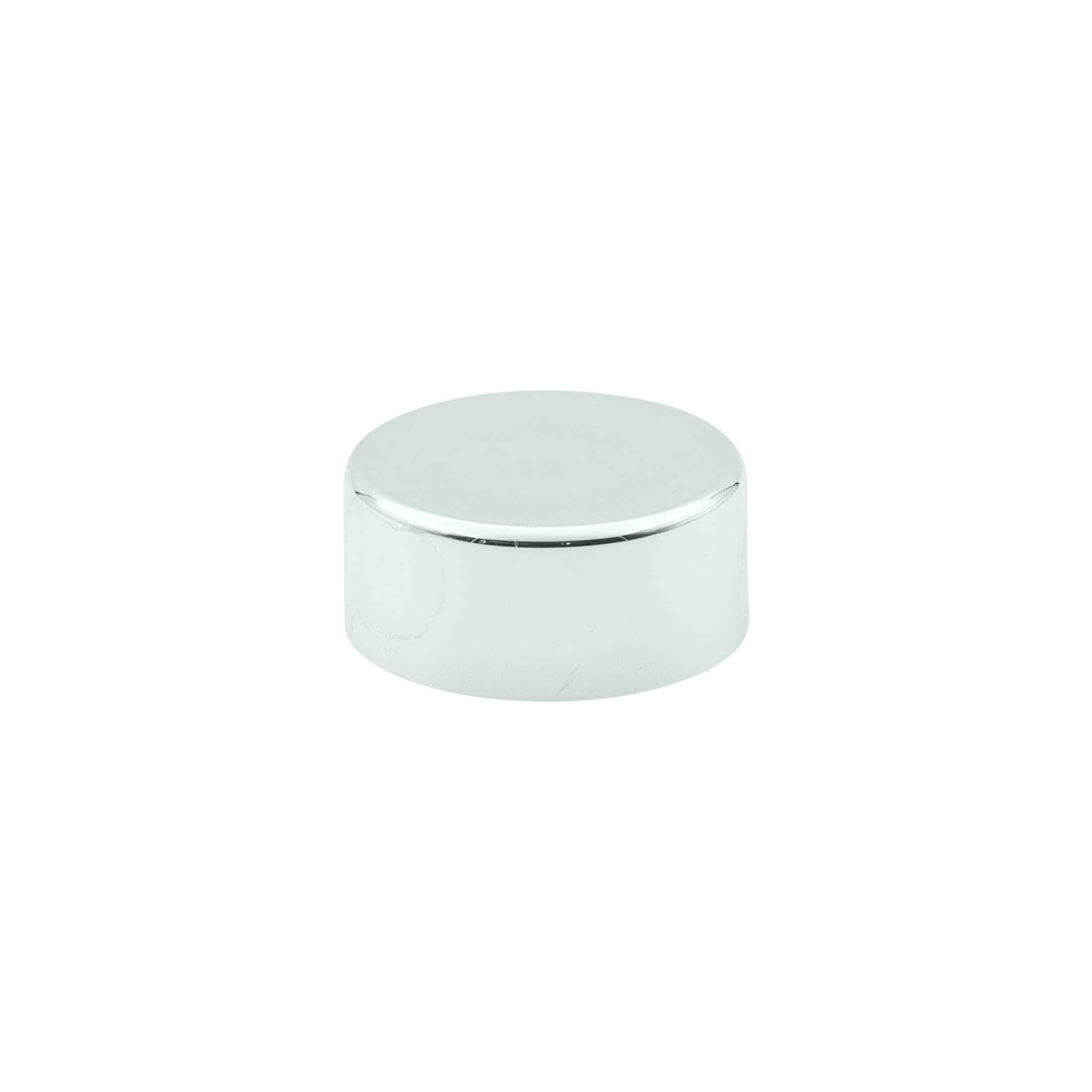Tapa de rosca, plástico ABS, plateado, para boca: GPI 28/400 Tapa de rosca, plástico ABS, plateado, para boca: GPI 28/400