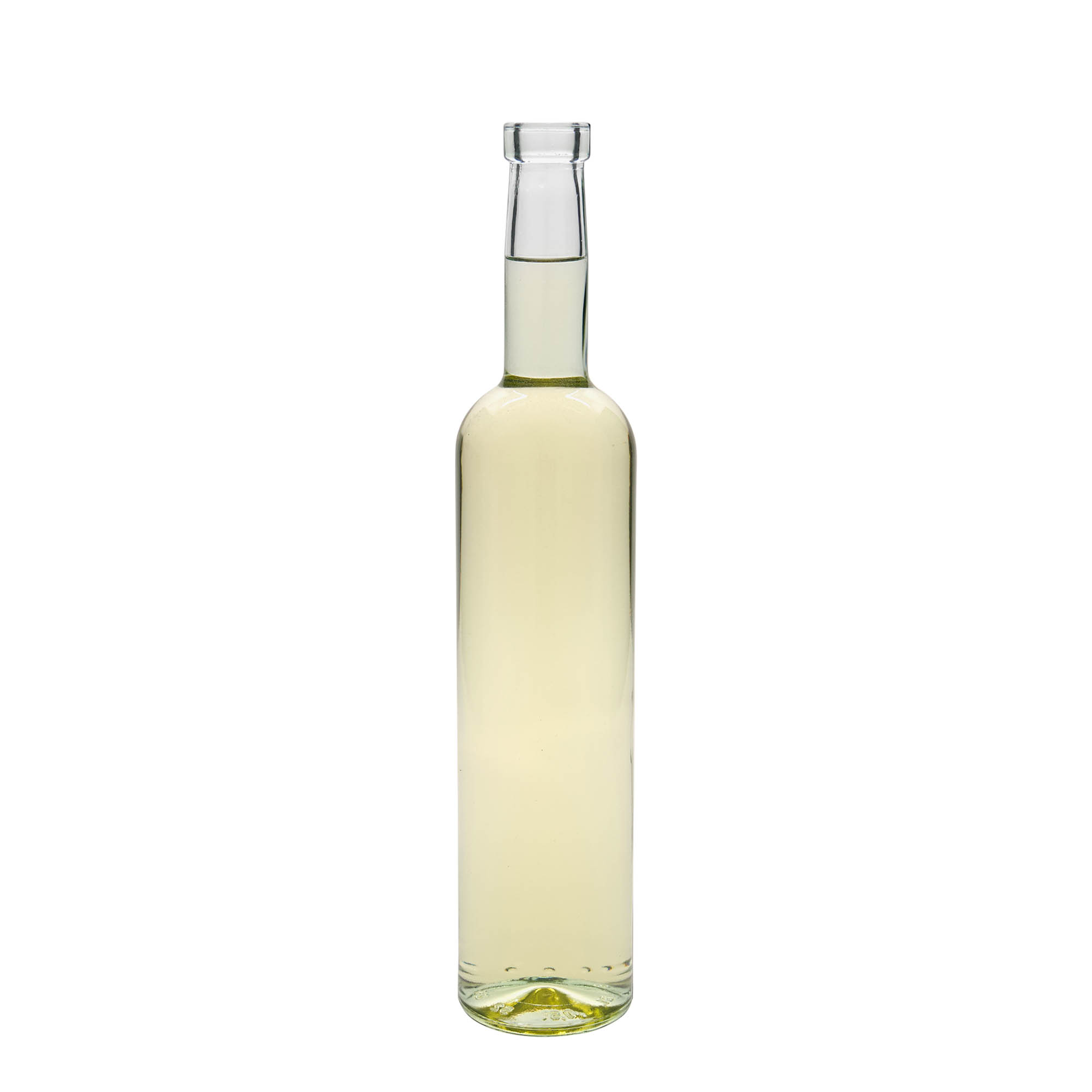 Botella de vidrio de 500 ml 'Burdeos', boca: corcho