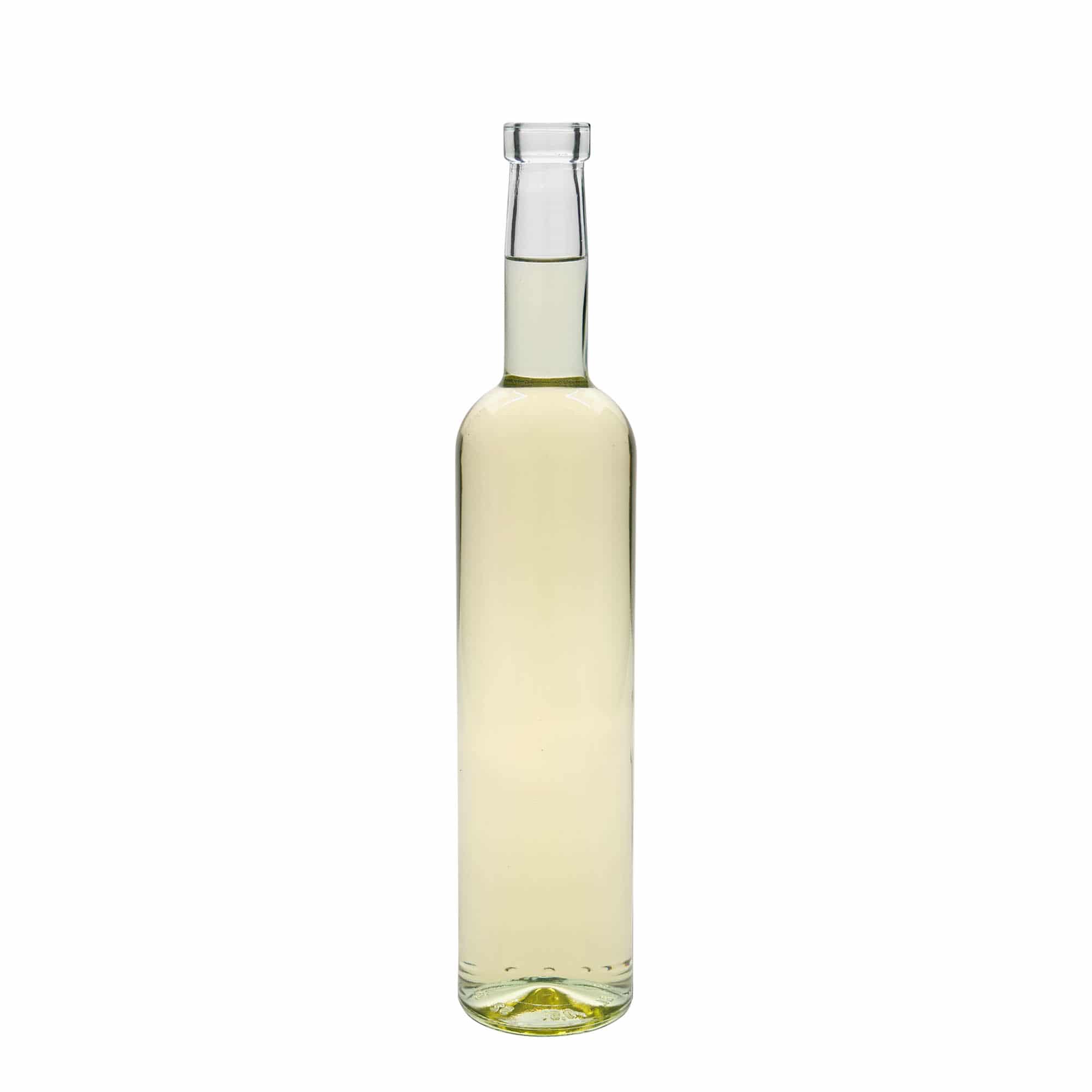 Botella de vidrio de 500 ml 'Burdeos', boca: corcho