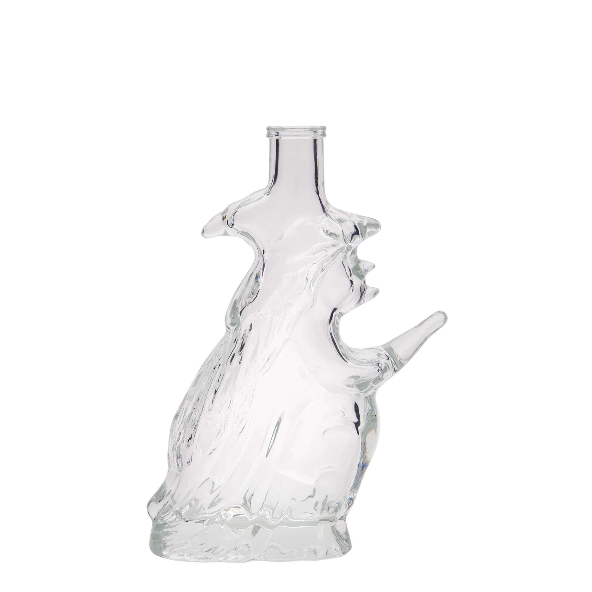 Botella de vidrio de 200 ml 'Hexe', boca: corcho
