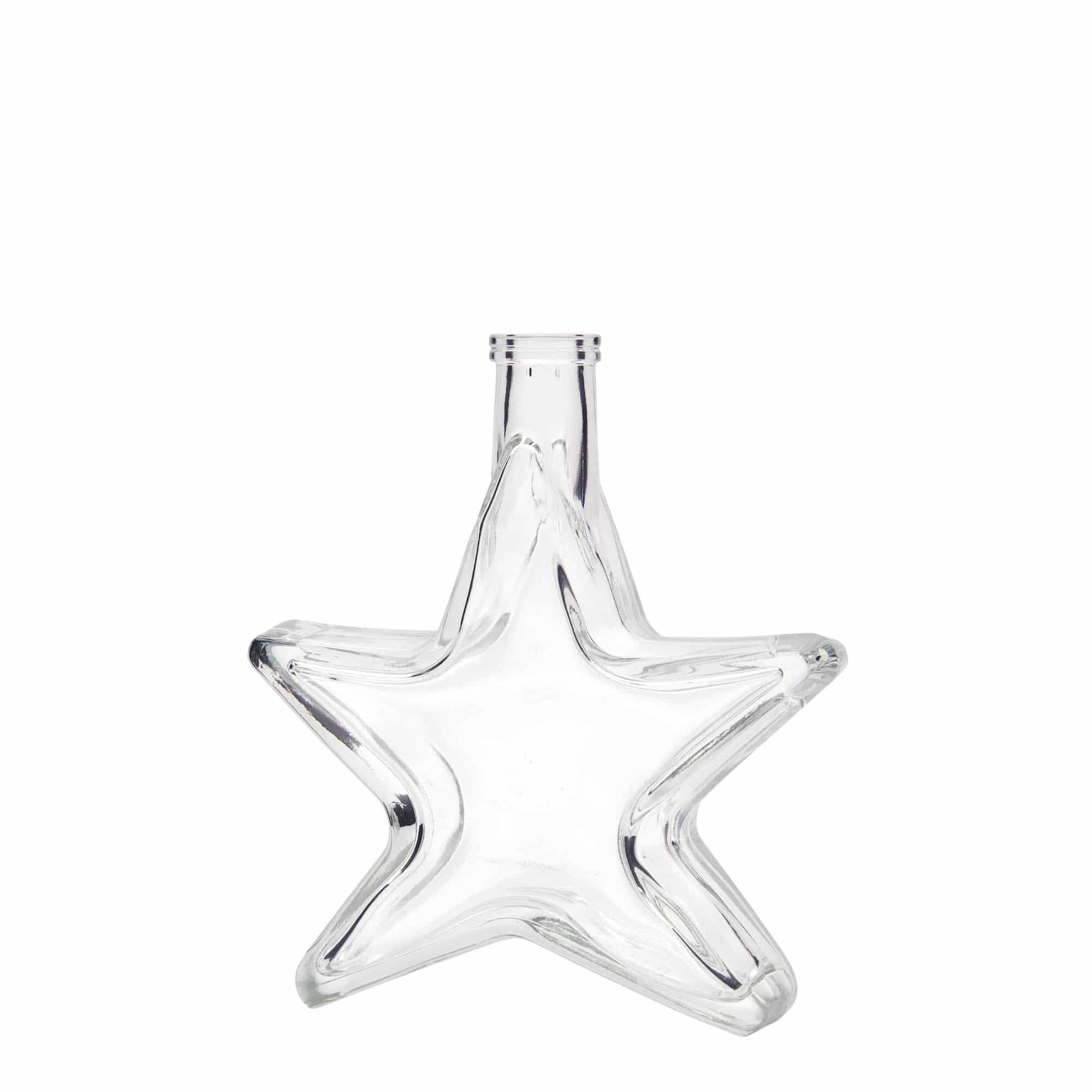 Botella de vidrio de 200 ml 'Estrella', boca: corcho Botella de vidrio de 200 ml 'Estrella', boca: corcho